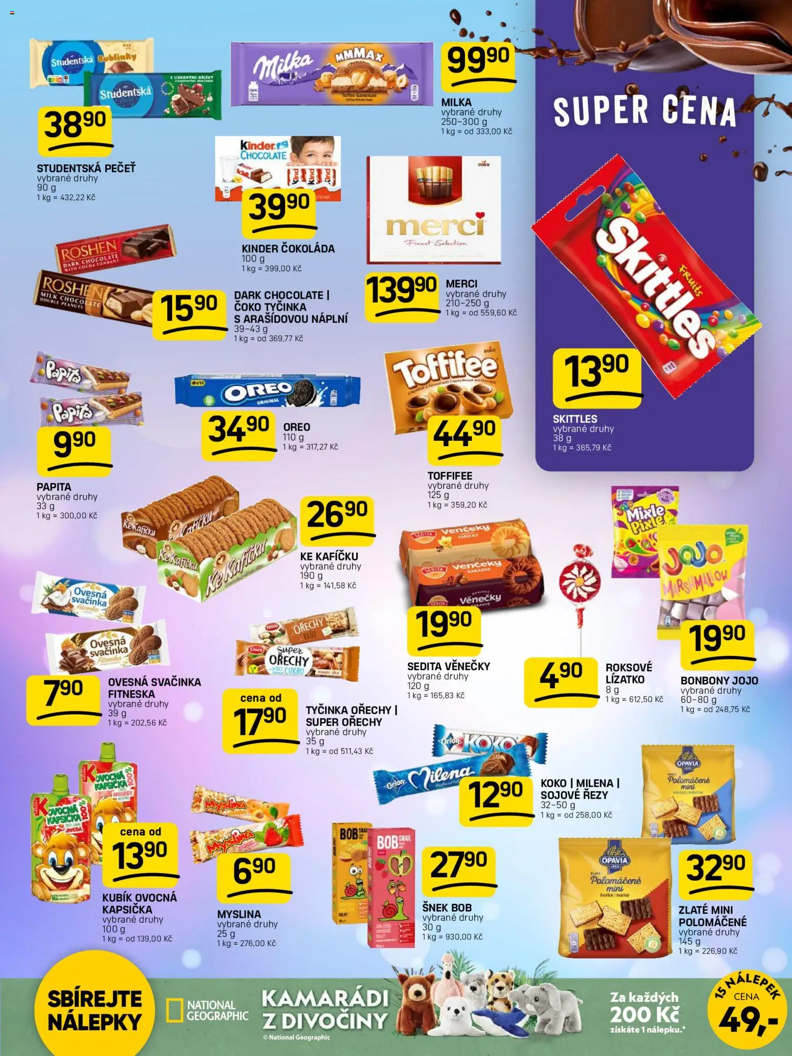 Flop leták od 07.10.2026 | Strana: 9 | Produkty: Jojo, Kinder čokoláda, Ořechy, Oreo