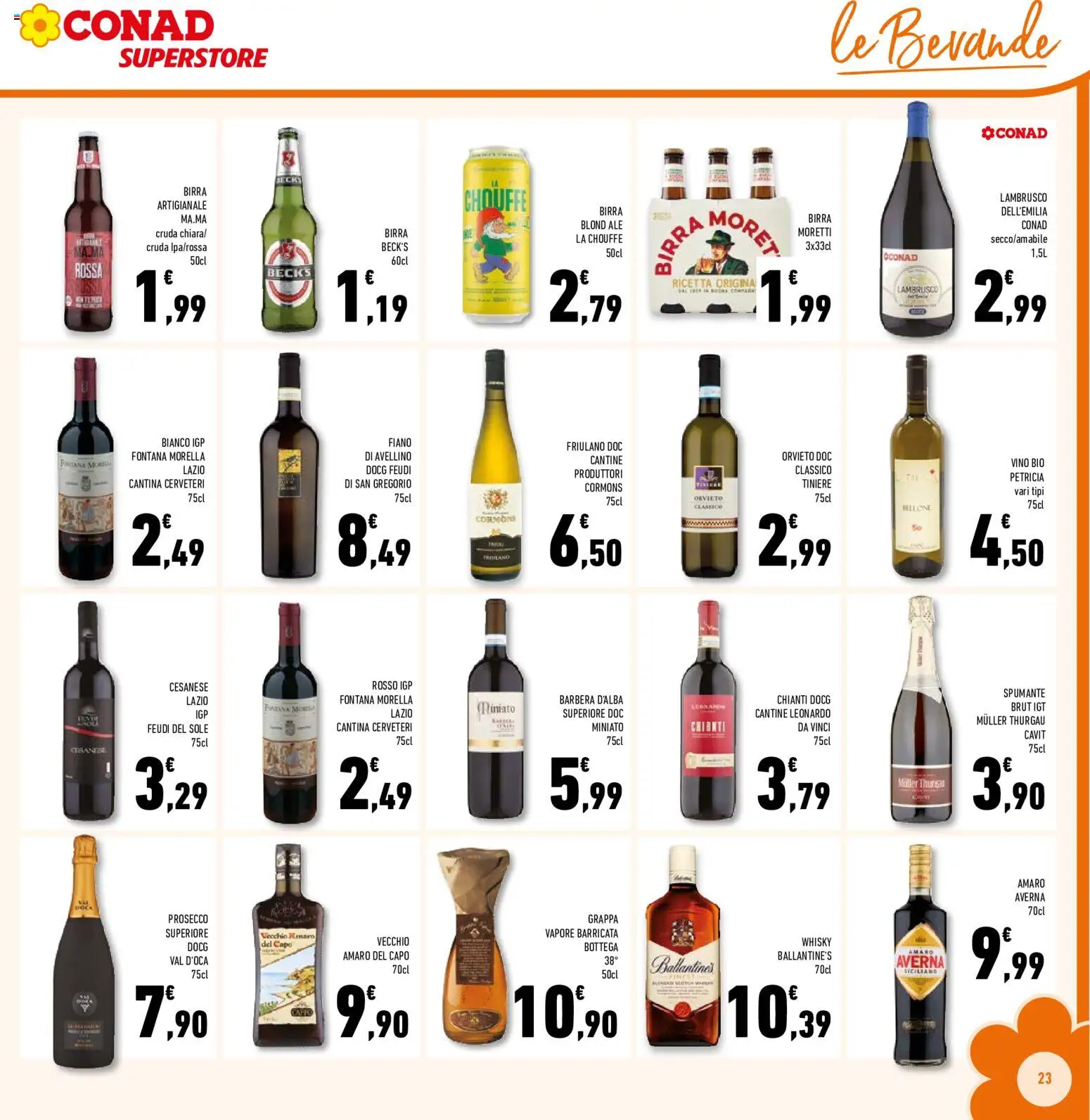 Volantino Conad del 07/10/2026 | Pagina: 23