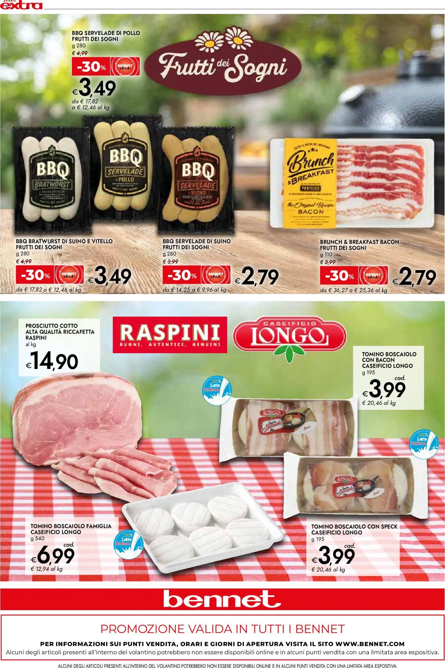 Volantino bennet del 14.05.2026 | Pagina: 8 | Prodotti: Speck, Prosciutto Cotto, Suino, Prosciutto