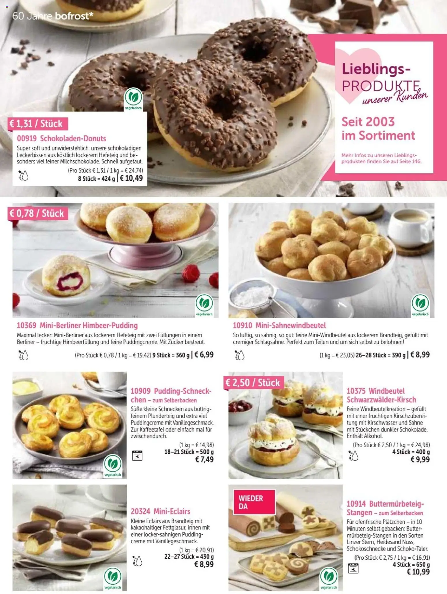 Bofrost Katalog – gültig ab 07.09.2026 | Seite: 128 | Produkte: Butter, Ofenfrische, Zucker, Sahne