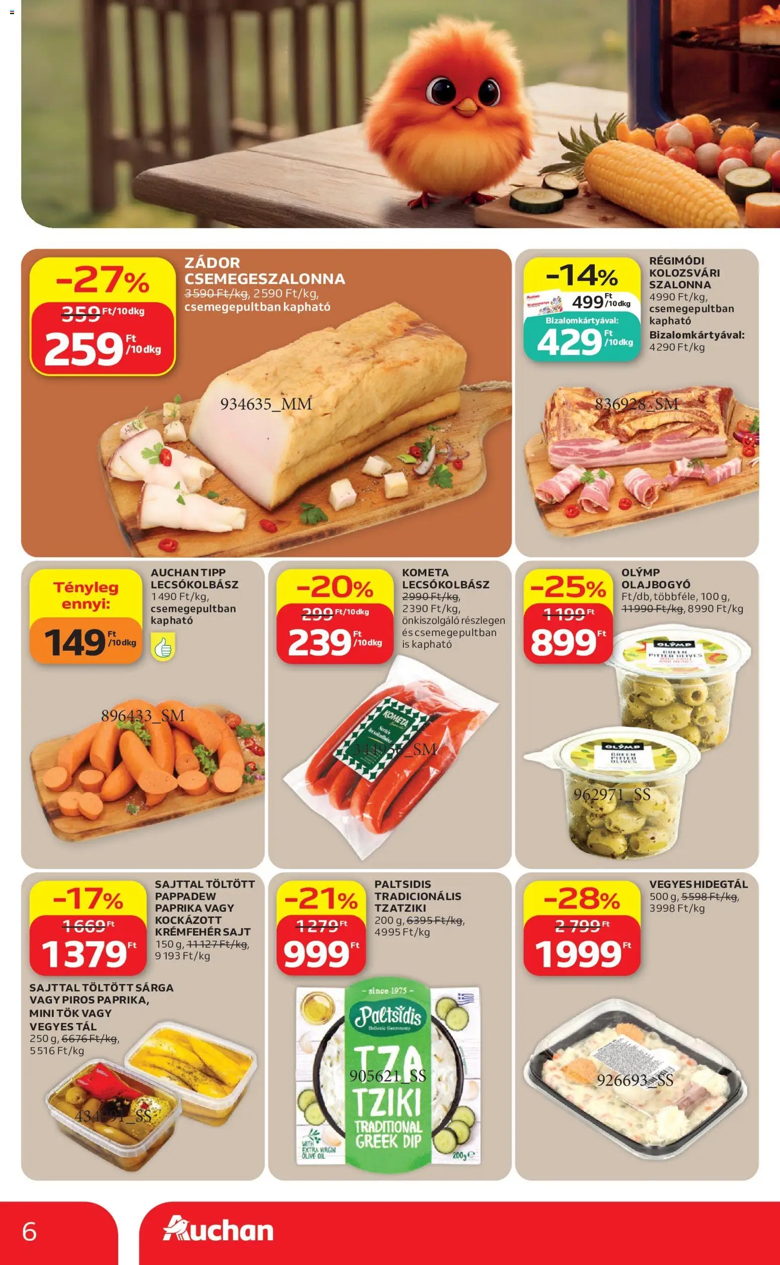 Auchan akciós ujság - amely érvényes a következő dátumtól: 2026.06.25. | Oldal: 6