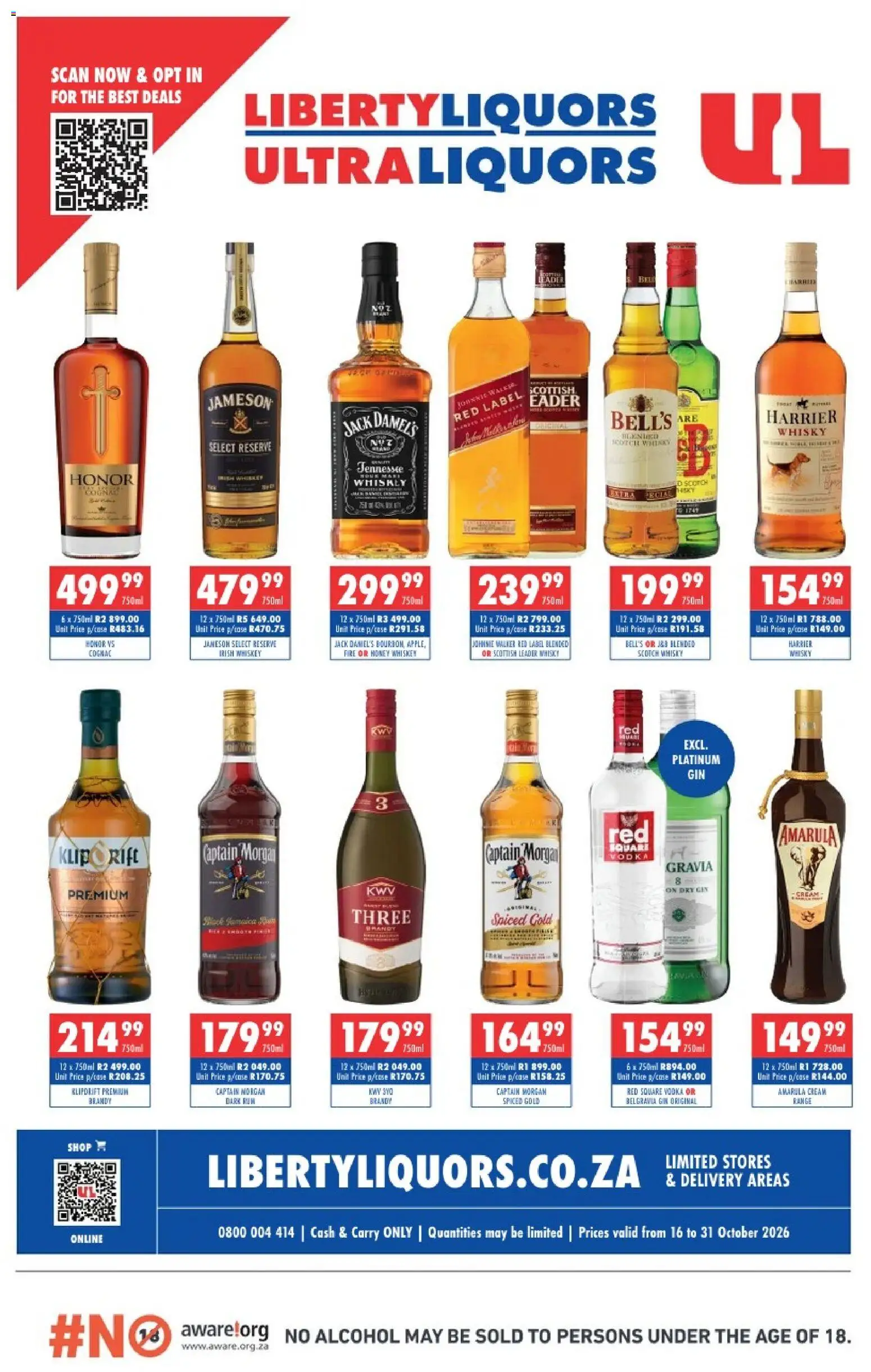 New Ultra Liquors catalogue – valid from 16/10/2026 | Page: 1