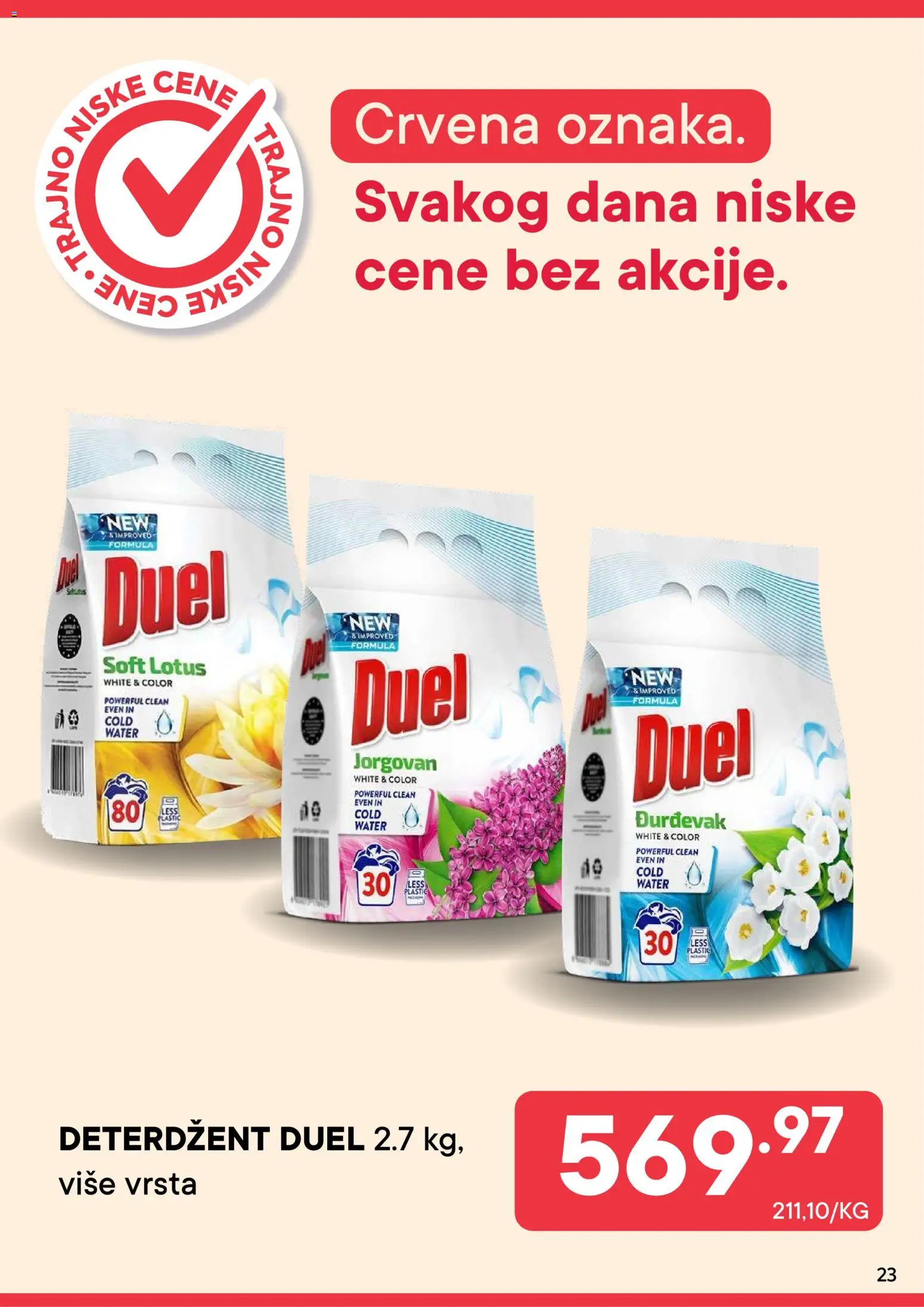 PerSu katalog - važi od 01.08.2026 | Strana: 23 | Proizvode: Deterdžent, Lotus