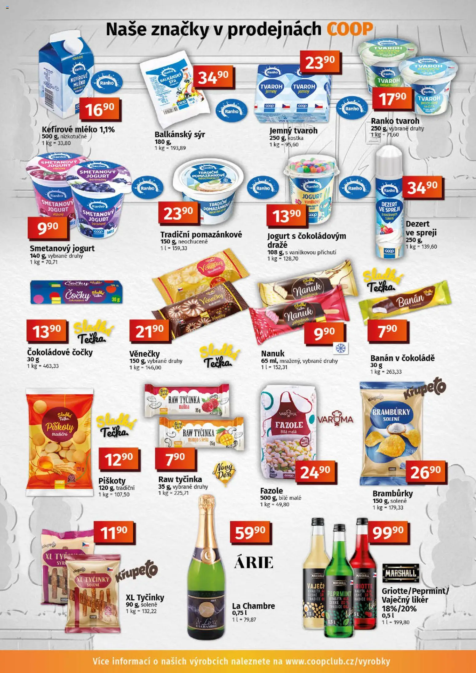Coop leták - Tuty od 03.06.2026 | Strana: 9 | Produkty: Sýr, Jogurt, Tvaroh, Fazole