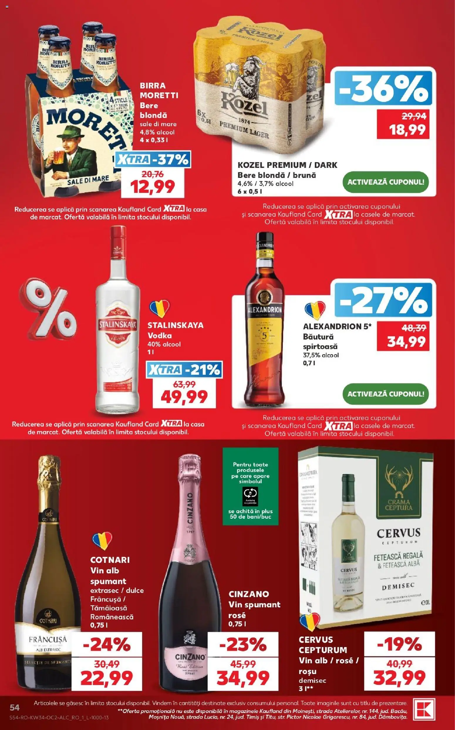 Noul catalog Kaufland – valabil de la 19.08.2026 | Pagină: 54 | Produse: Premium, Alba, Aplică, Vin alb