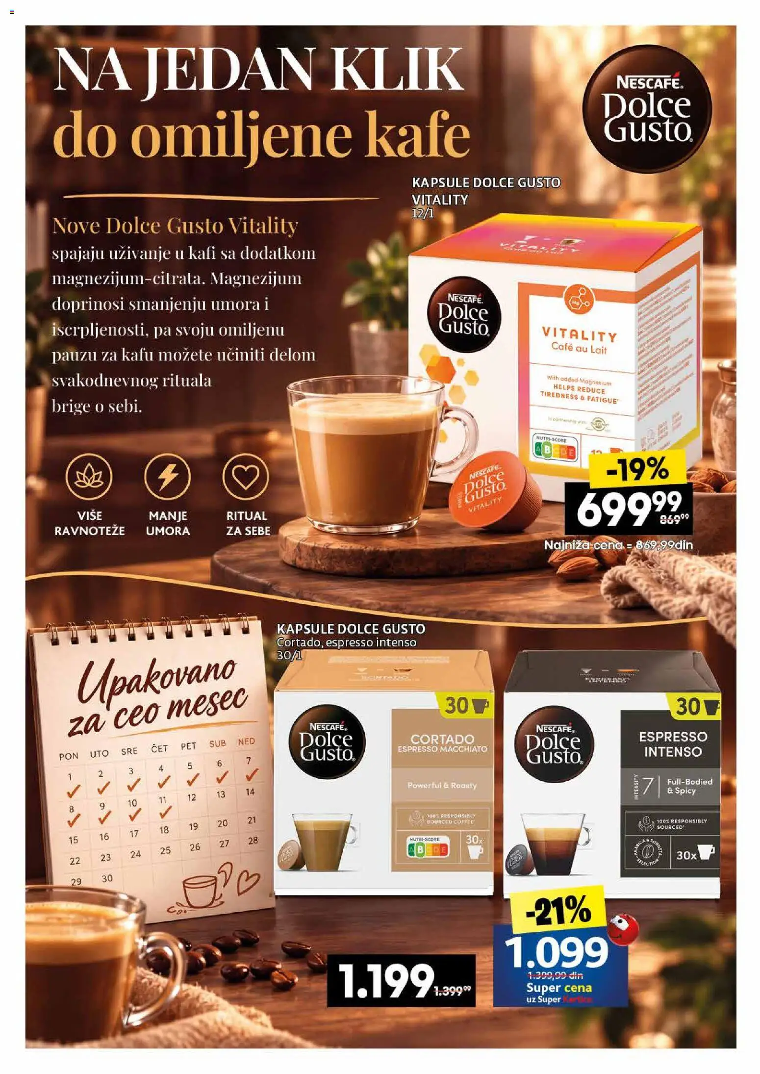 Idea katalog - važi od 26.10.2026 | Strana: 14 | Proizvode: Dolce Gusto, Kapsule, Nescafé