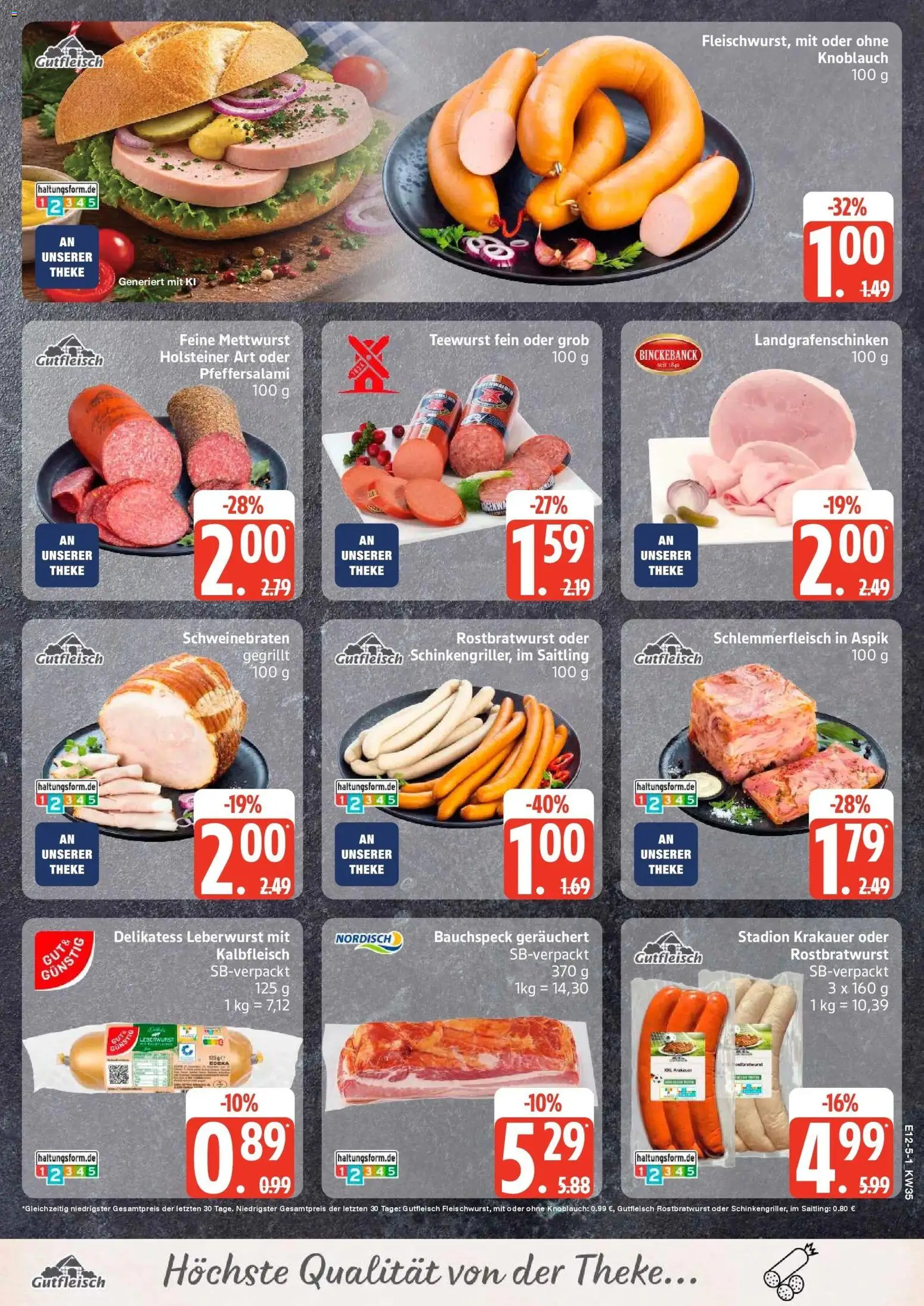 Edeka Prospekt Hamburg (ab 24.08.2026) » Angebote Online | Seite: 5 | Produkte: Theke, Knoblauch