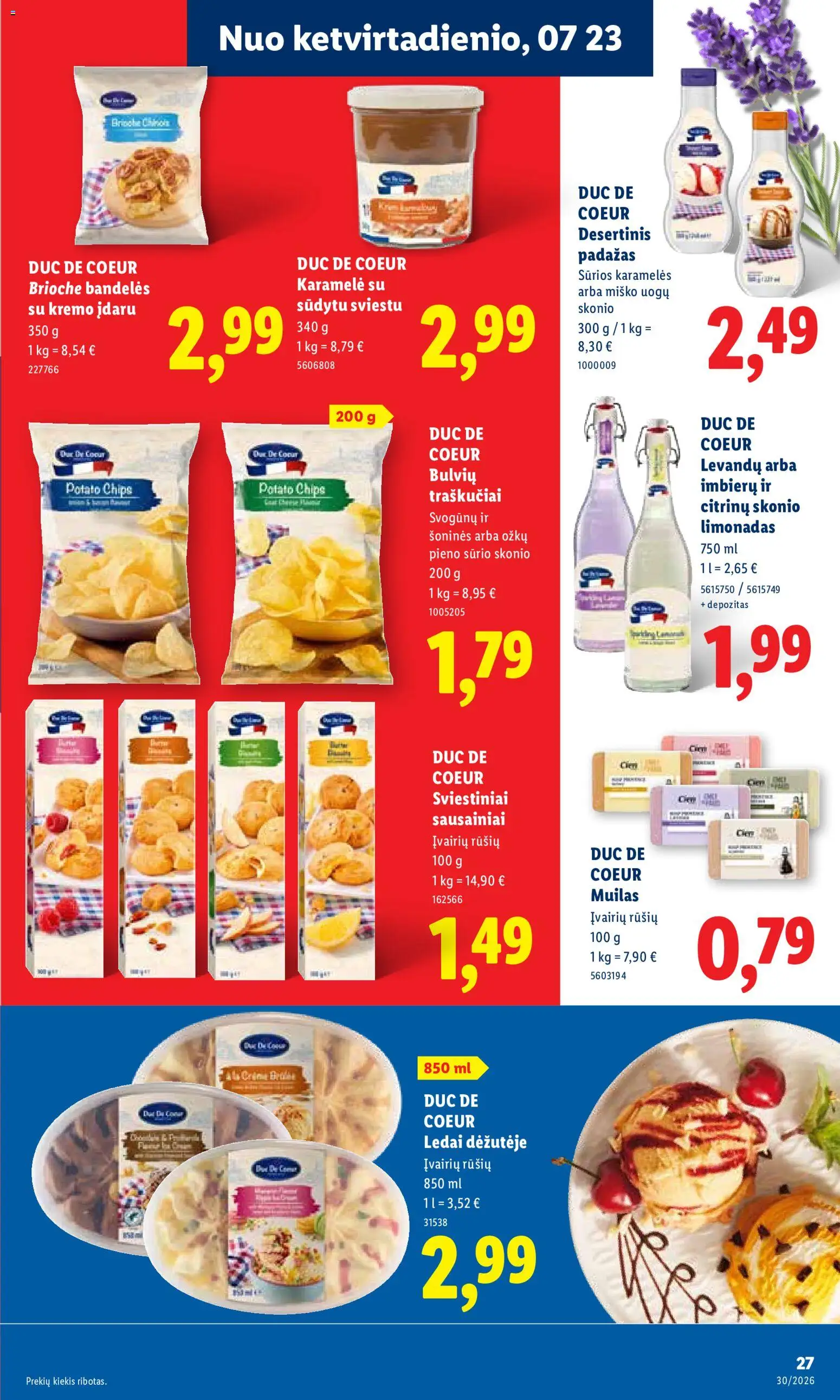 LIDL akcijos nuo 2026.07.20 | Puslapis: 33