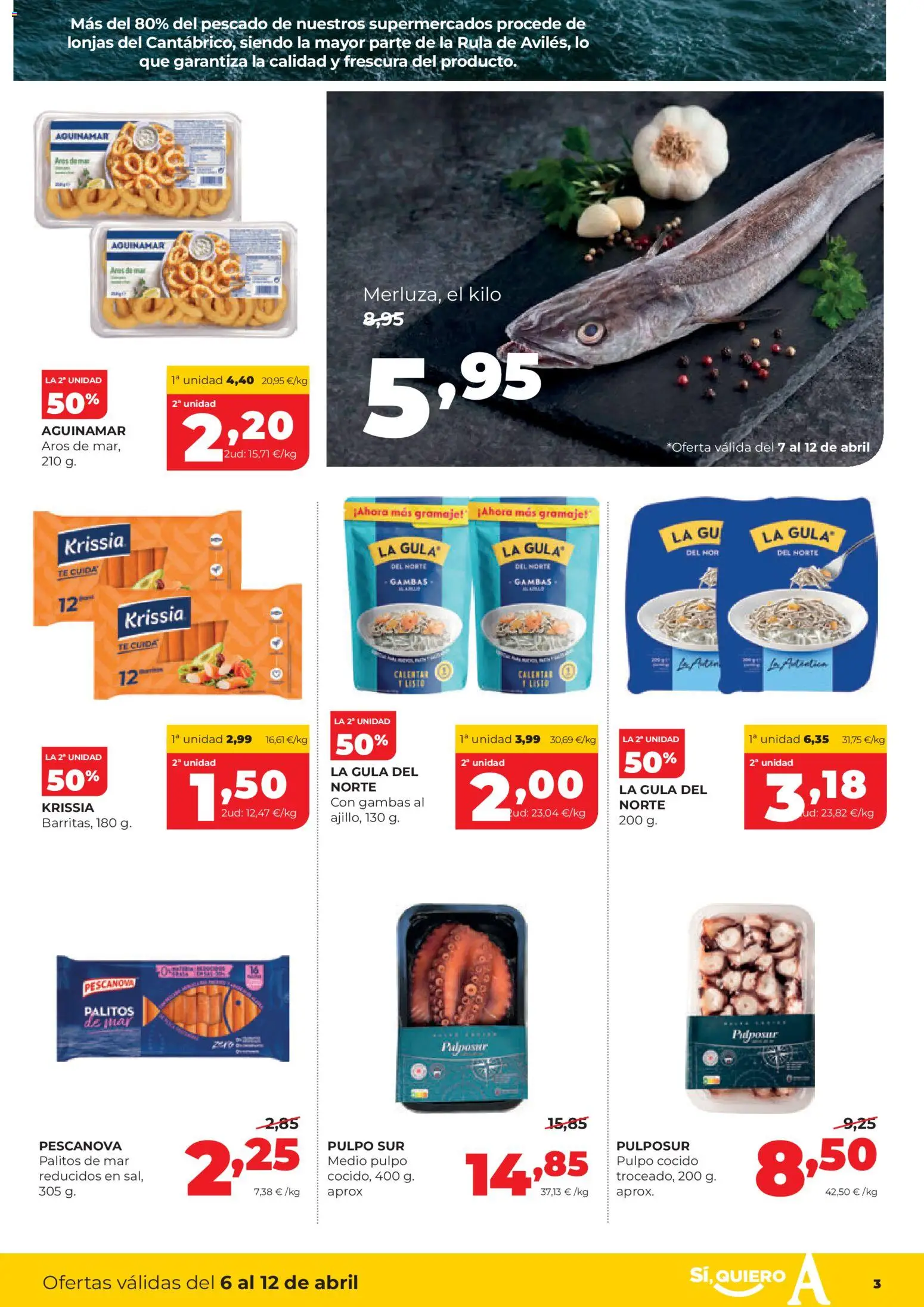 Alimerka folleto Asturias │ válido desde el 06.04.2026 | Página: 3 | Productos: Pescado, Té