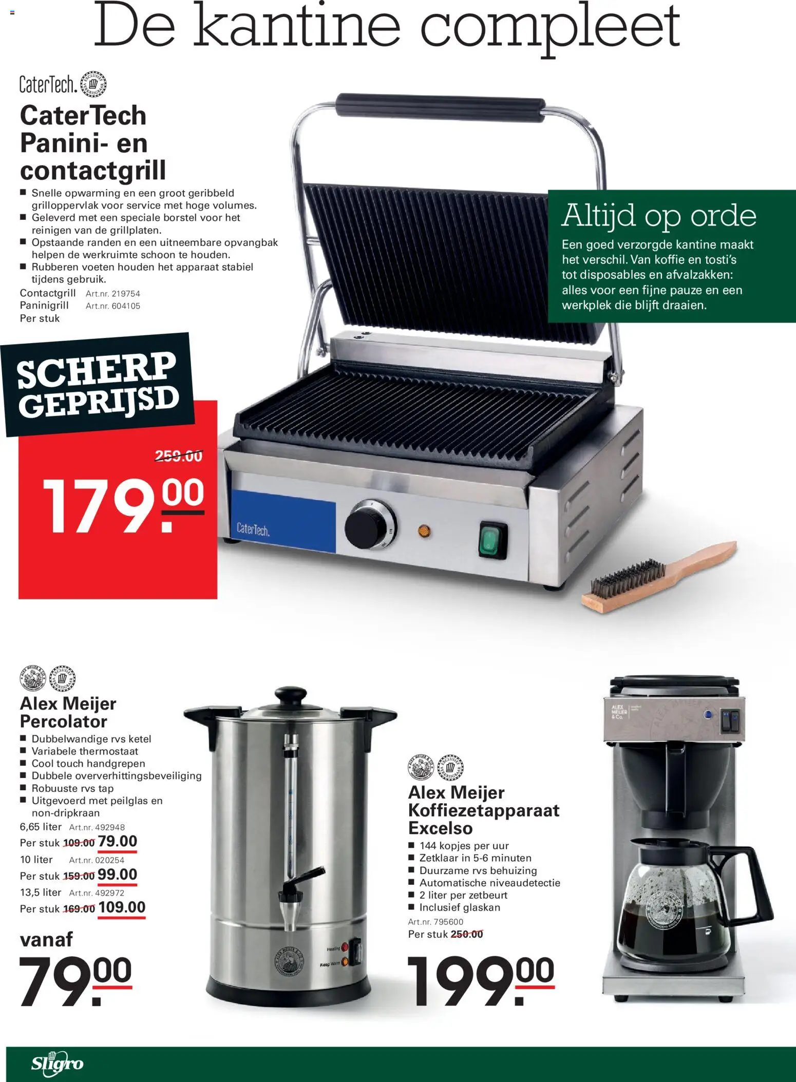 {H1} | Pagina: 62 | Producten: Règle, Koffiezetapparaat, Ketel, Koffie