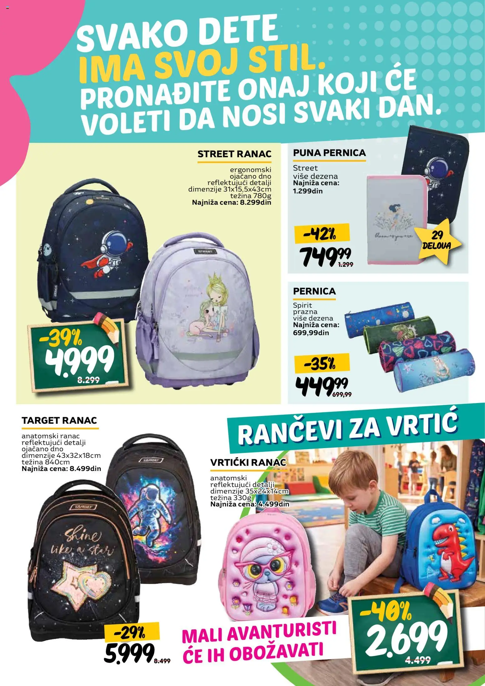 Roda katalog - važi od 14.08.2026 | Strana: 7 | Proizvode: Ranac
