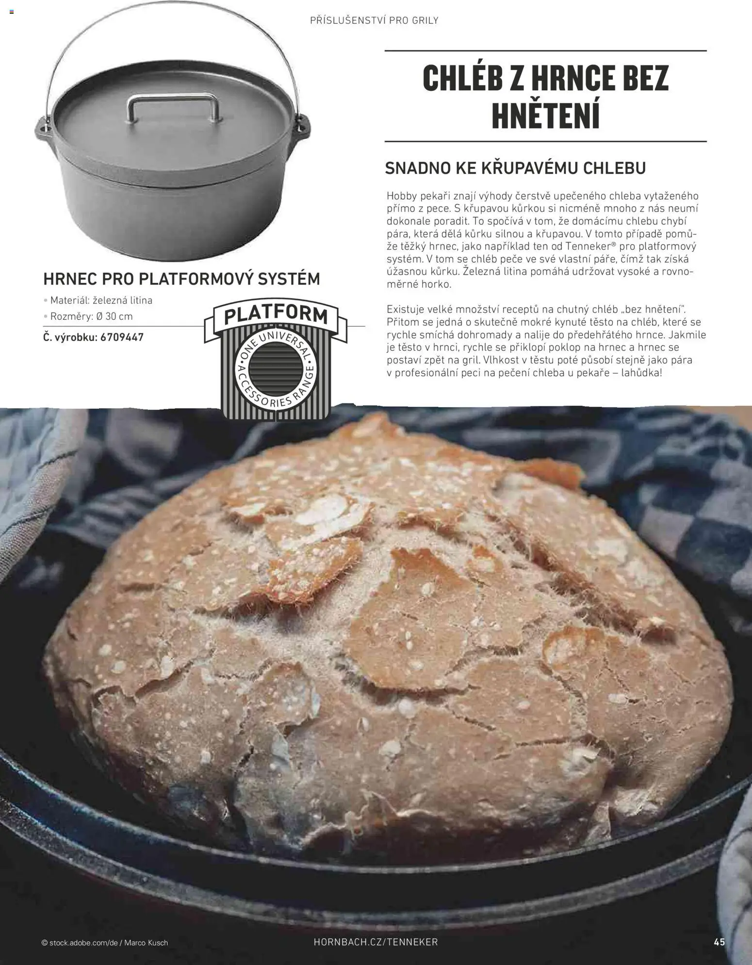 HORNBACH leták - Magazín o grilování od 01.01.2026 | Strana: 45 | Produkty: Chleba, Chléb, Hrnce, Těsto