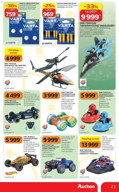 Auchan Karácsonyi ajánlataink Kecskemét - amely érvényes a következő dátumtól: 2026.10.22. | Oldal: 23