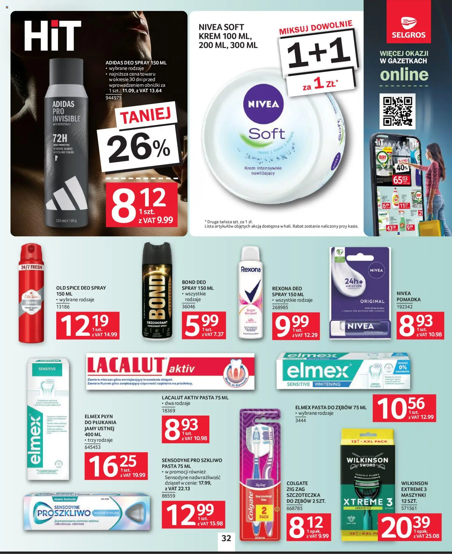 Selgros cash&carry gazetka od 22.10.2026 | Strona: 27 | Produkty: Fairy, Krem, Lacalut, Pasta do zębów