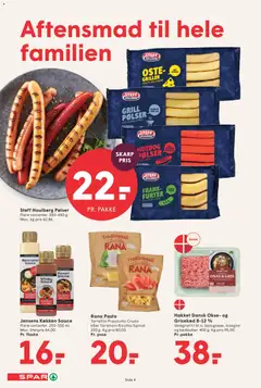 Spar - Tilbudsavis uge 35 gyldig fra 21/08/2026 | Side: 4 | Produkter: Pasta, Whisky, Lasagne, Grill