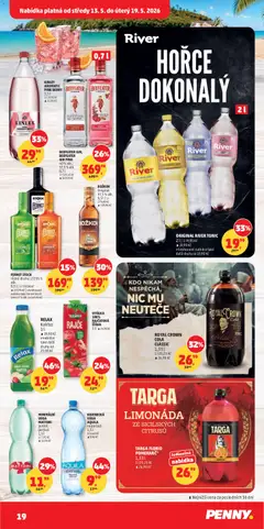 Náhled letáku Penny Market leták od 13.05.2026 | Strana: 19 | Produkty: Limonáda, Božkov originál, Beefeater, Cola