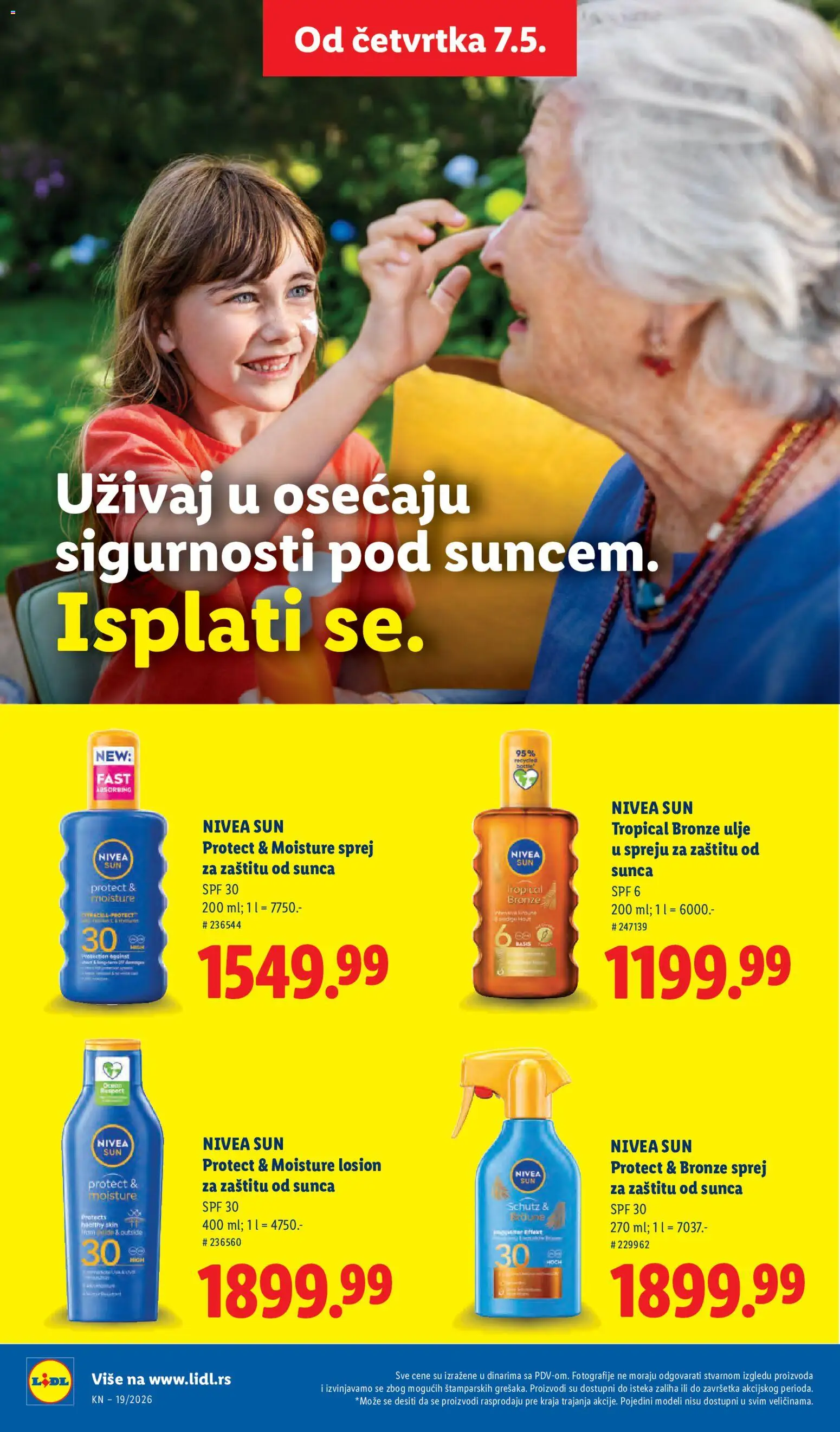 Lidl katalog - važi od 07.05.2026 | Strana: 60 | Proizvode: Nivea, Ulje u spreju, Ulje