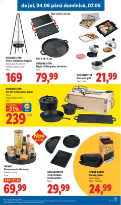 Ofertele Lidl valabile de la 01.06.2026 | Pagină: 37 | Produse: Scrub, Tigaie, Grill, Burete