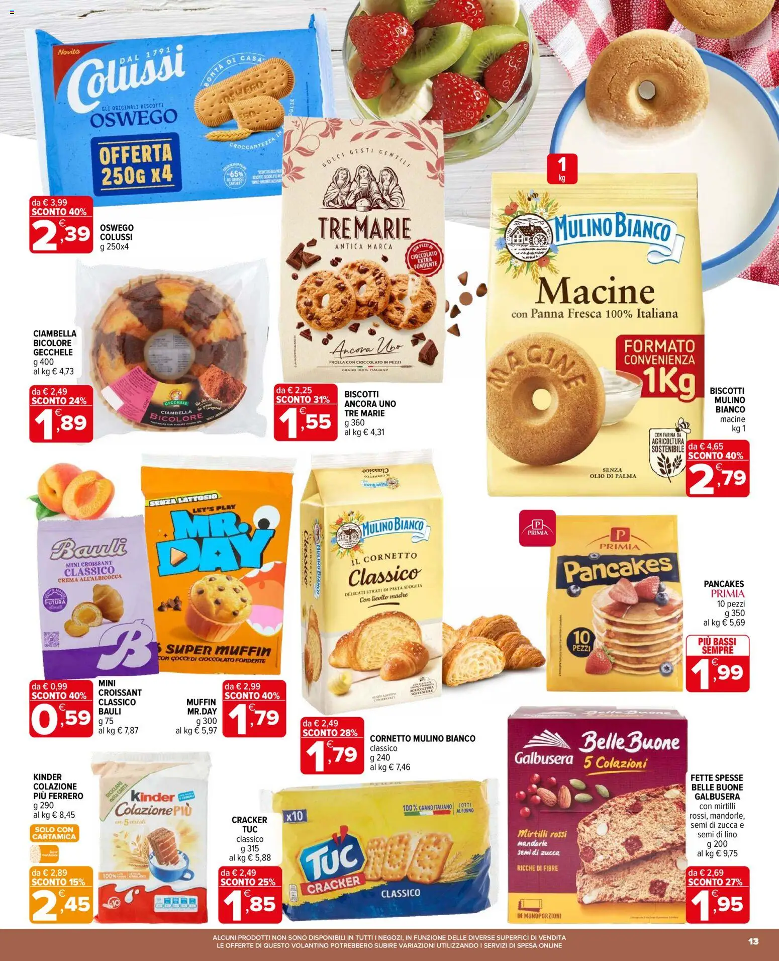 Volantino Iperal del 06.05.2026 | Pagina: 13 | Prodotti: Crema, Pasta, Mandorle, Zucca