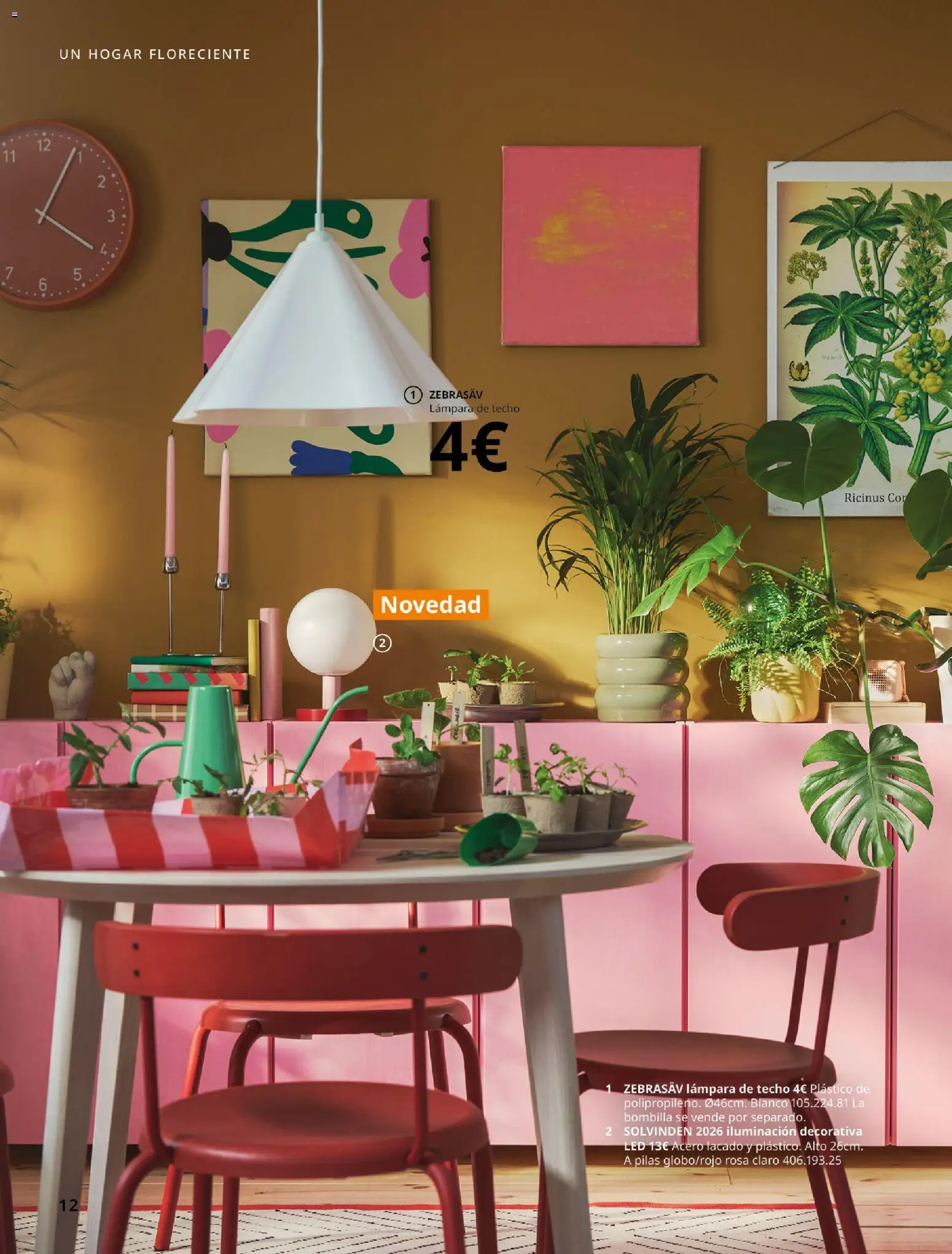 IKEA - Colecciones de primaver │ válido desde el 01/01/2026 | Página: 12 | Productos: Lámpara de techo, Bombilla, Iluminación, Lámpara