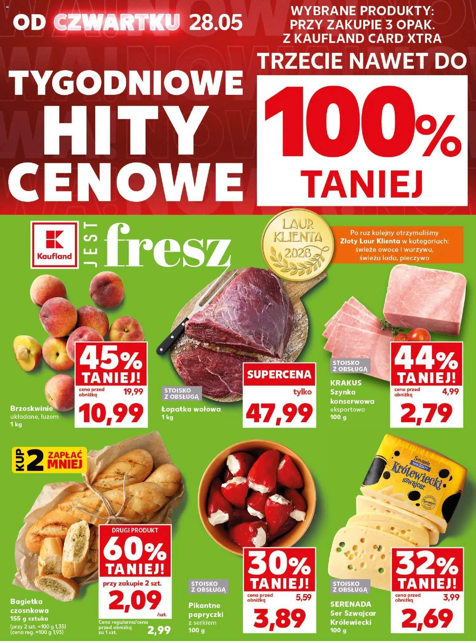 Kaufland Polsko leták - Mocny start od 01.06.2026 | Strana: 8 | Produkty: Lopatka
