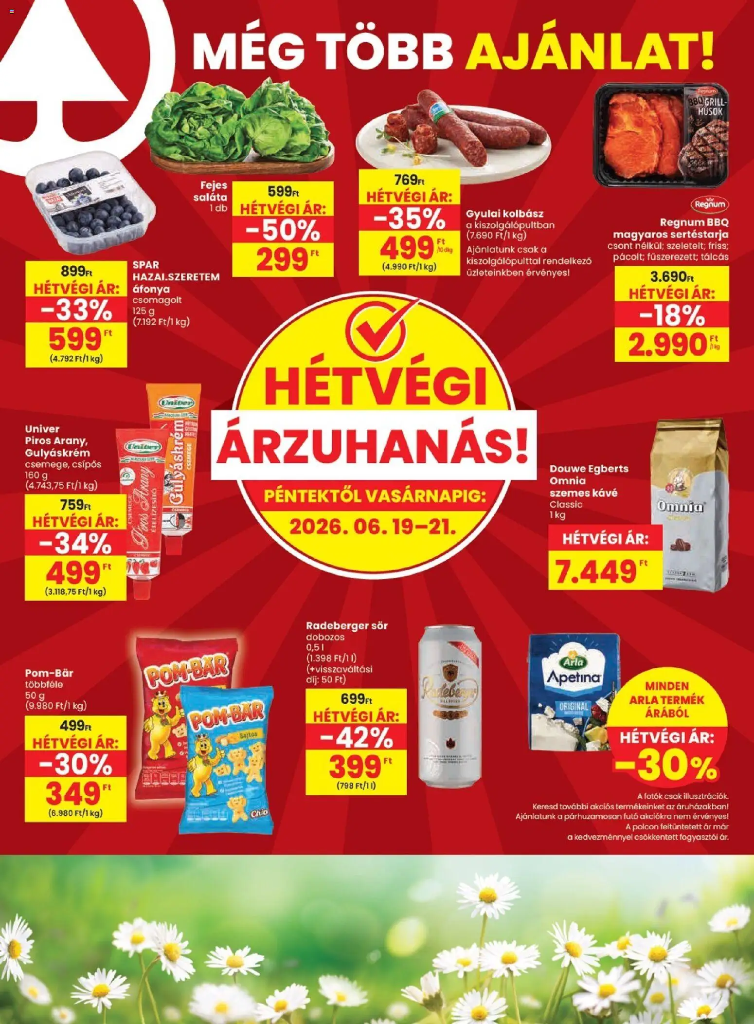 Spar akciós ujság - amely érvényes a következő dátumtól: 18.06.2026 | Oldal: 20 | Termékek: Spanać, Áfonya, Szemes kávé, Saláta