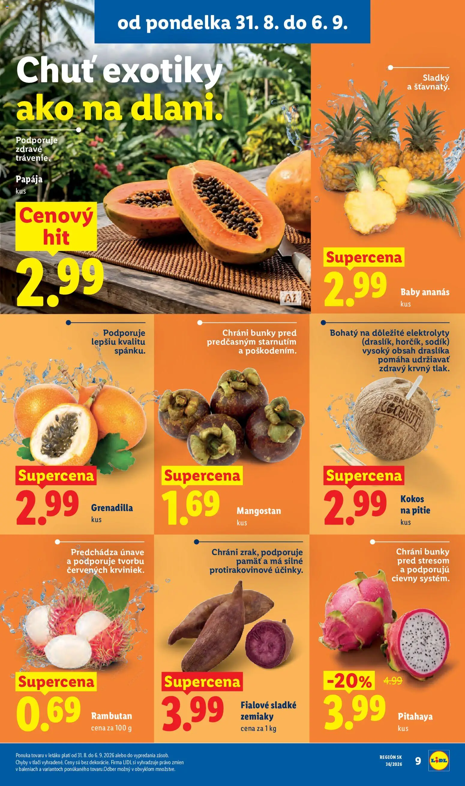 Nové Lidl akcie – leták je platný od 31.08.2026 | Strana: 10