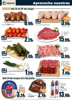 Vista previa Unide folleto válido desde el 21.05.2026 | Página: 2 | Productos: Medias, Jamón, Longaniza, Filete
