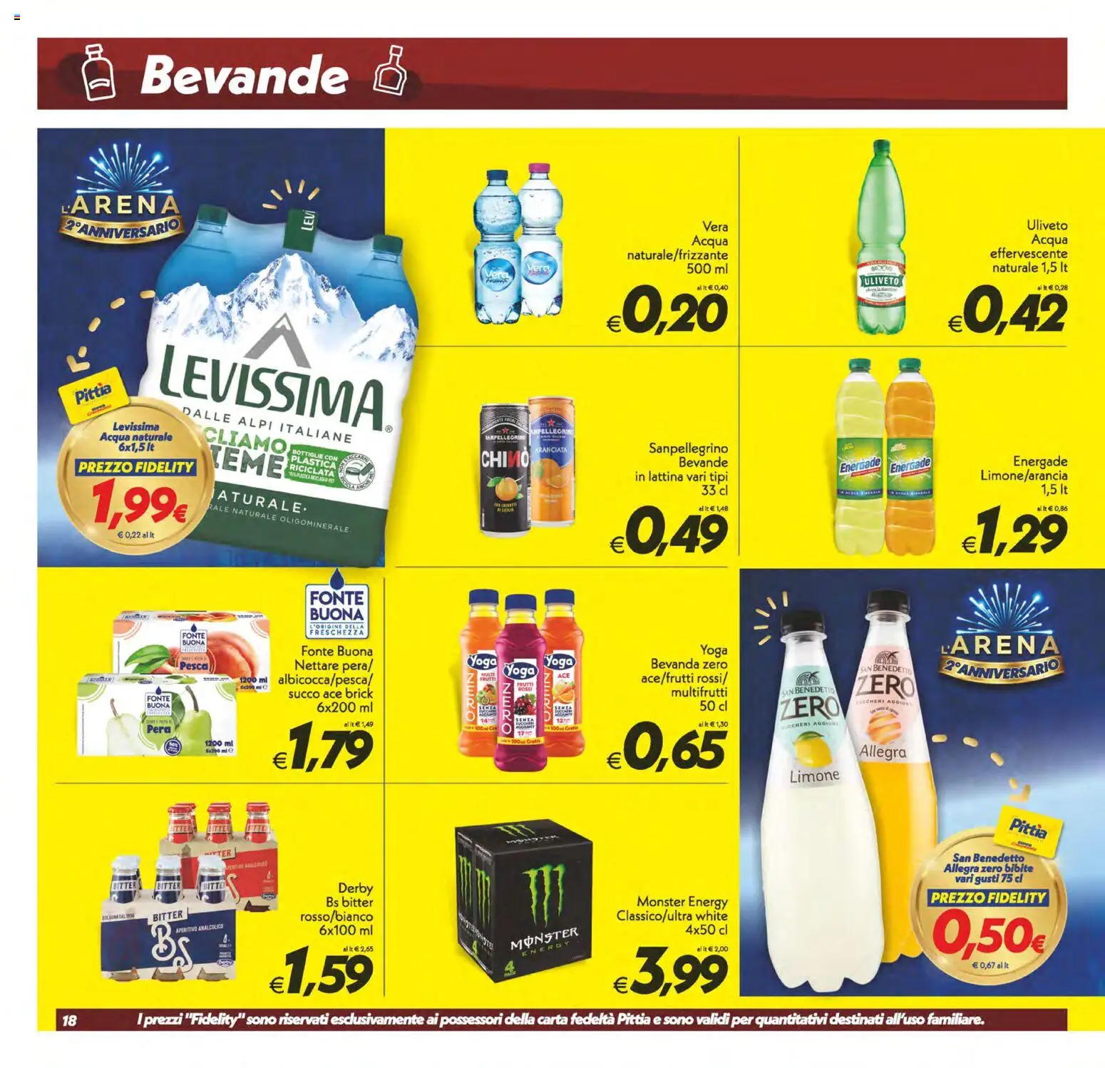 Volantino SuperConveniente del 13/10/2026 | Pagina: 18 | Prodotti: Succo, Acqua, Bevande, Acqua naturale