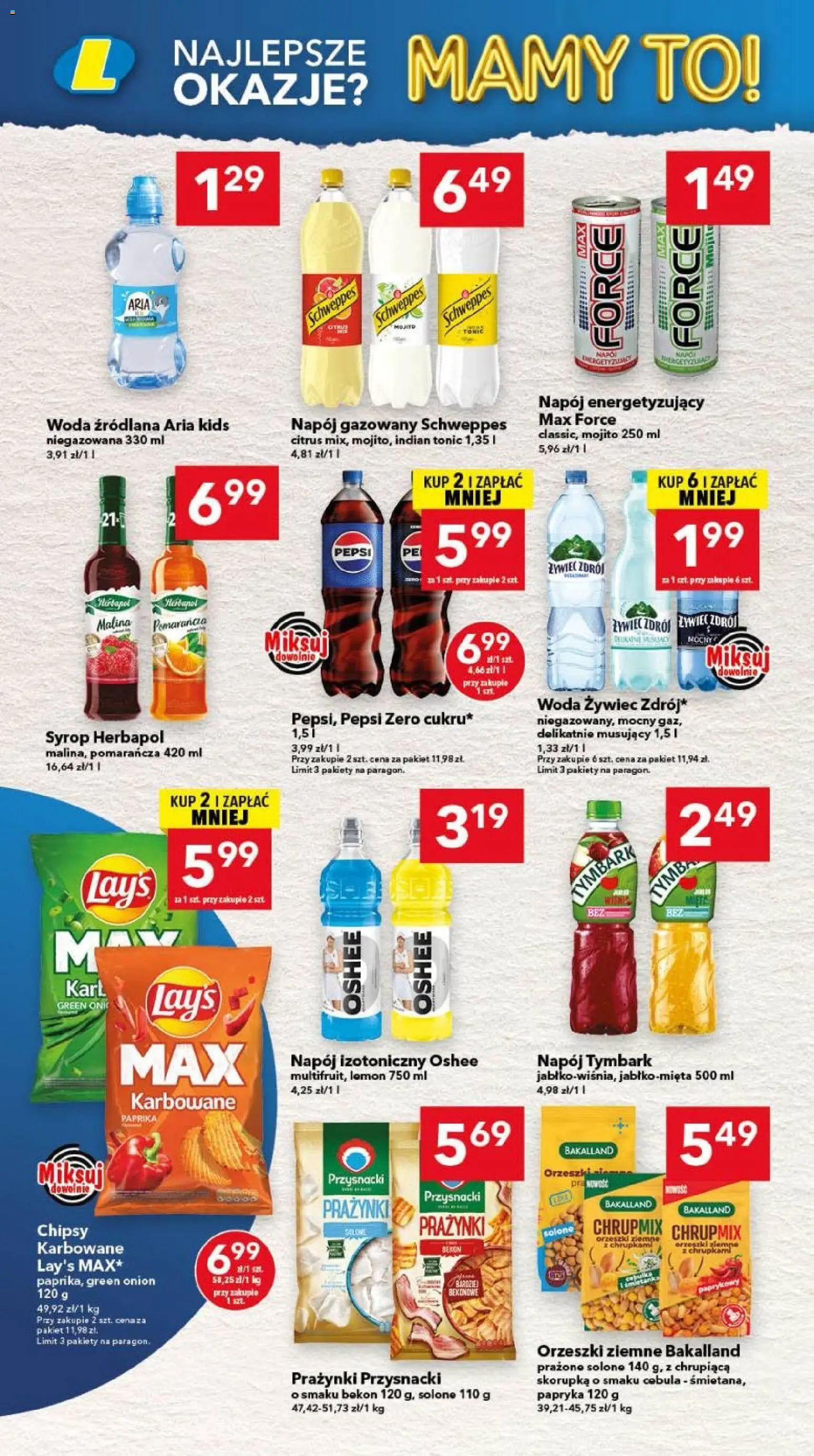 Lewiatan gazetka - Legnica od 10.09.2026 | Strona: 6 | Produkty: Woda żywiec, Mojito, Pepsi Zero, Woda