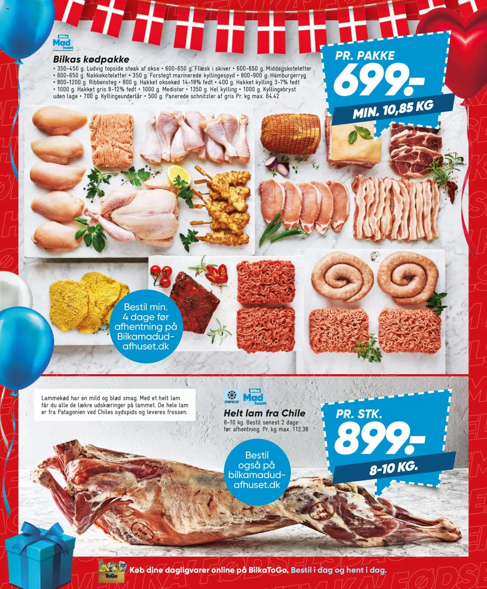 Bilka tilbudsavis – gyldig fra 04/09/2026 | Side: 16 | Produkter: Dagligvarer, Oksekød, Lammekød, Schnitzler