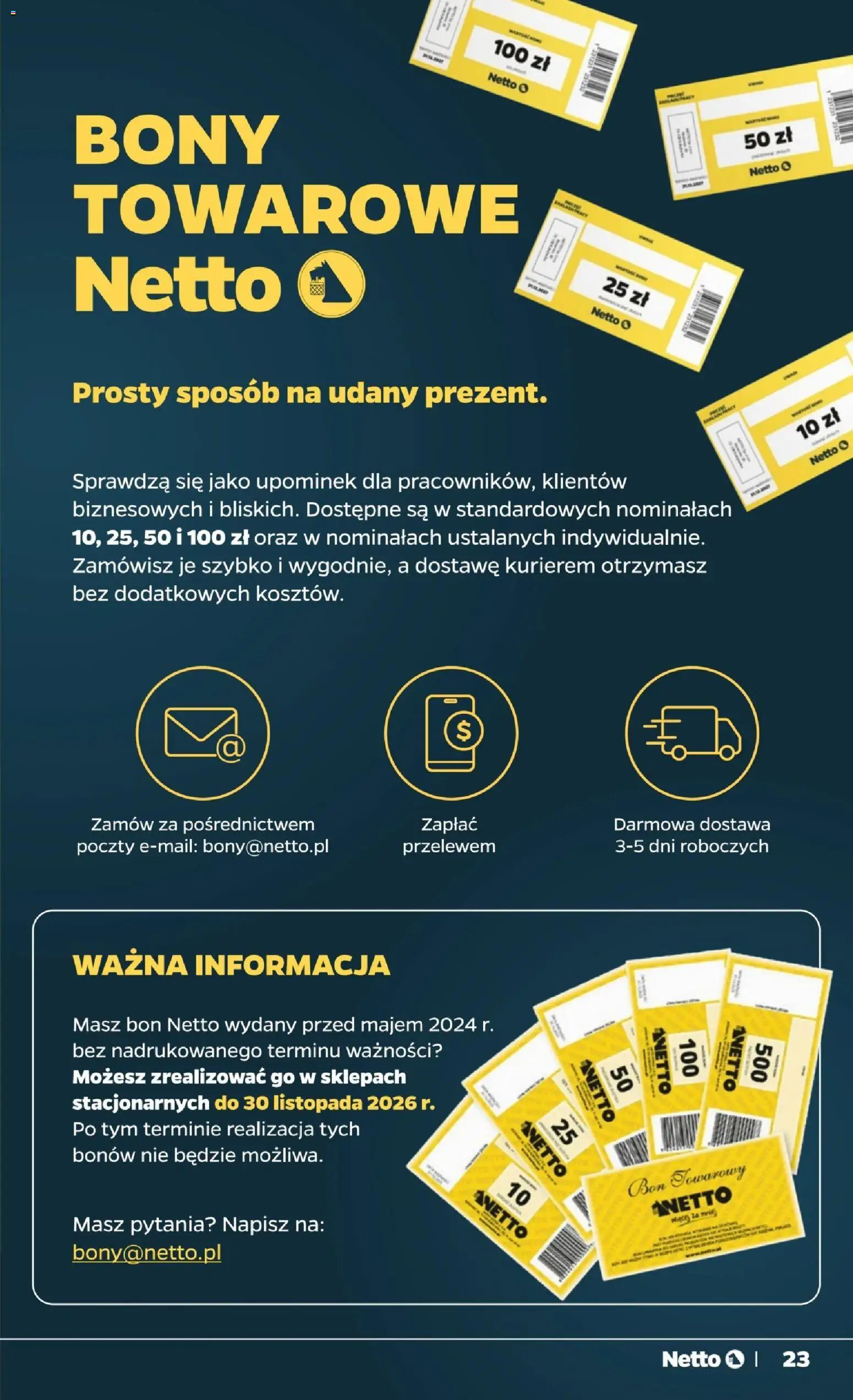Netto gazetka od czwartku od 15.10.2026 | Strona: 23