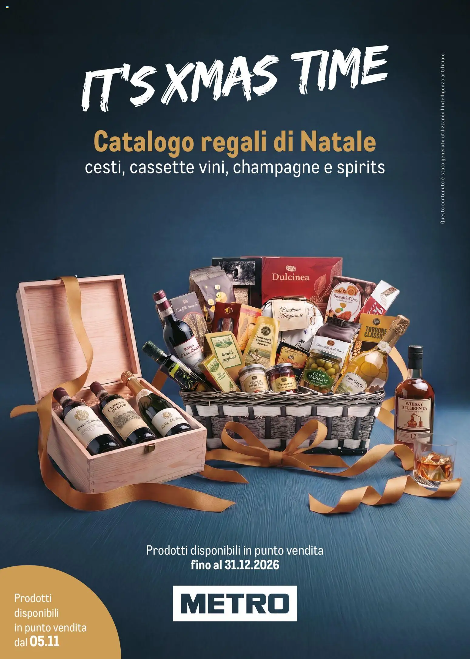 Volantino Metro del 19/10/2026 | Pagina: 1 | Prodotti: Biscotti, Sale, Panettone, Taralli