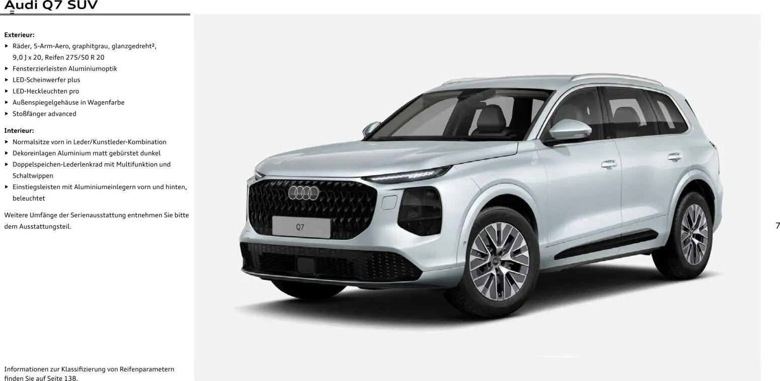 Audi Q7 – gültig ab 23.06.2026 | Seite: 7