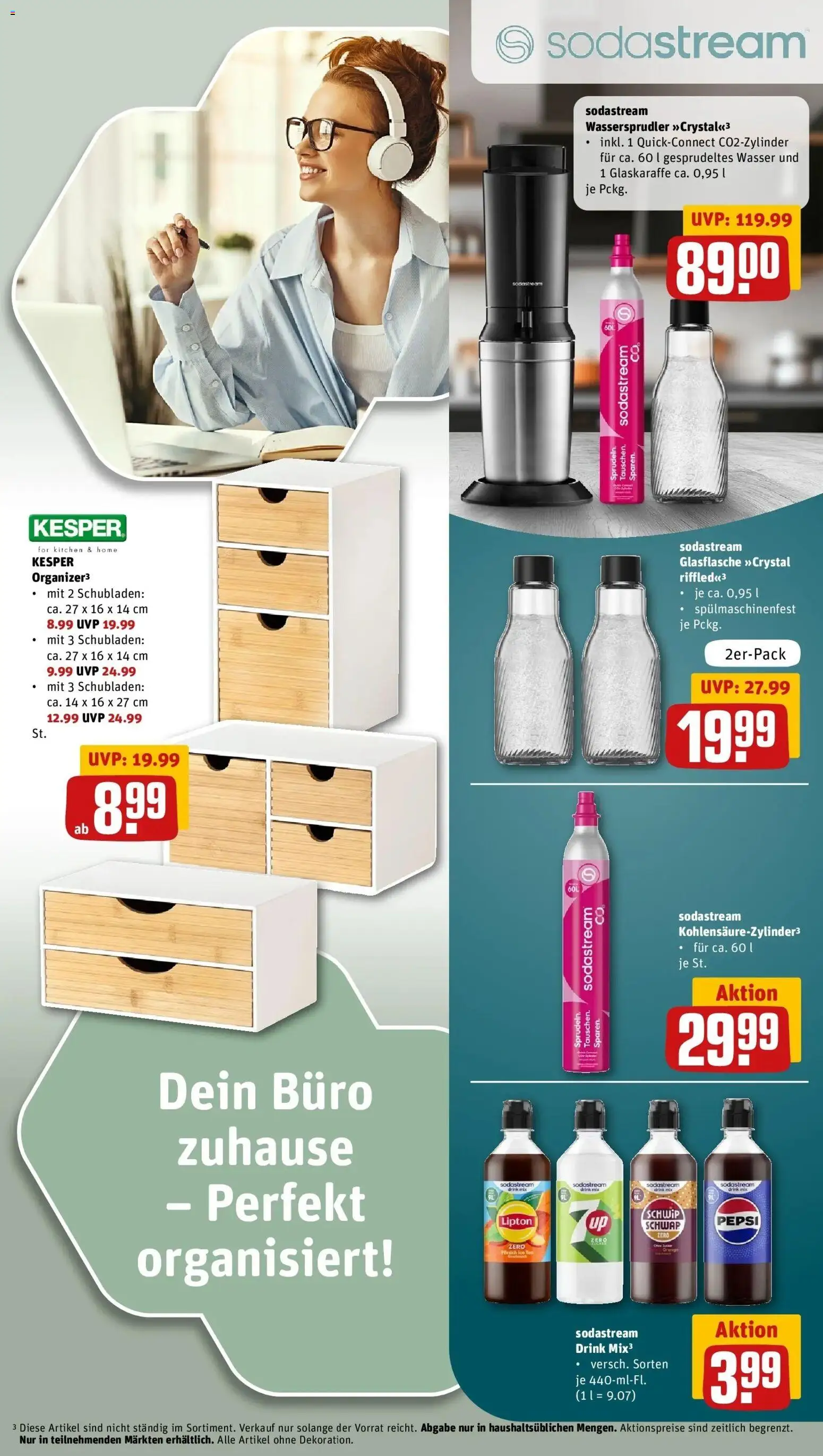 REWE Prospekt ab 28.09.2026 zum Blättern » Angebote | Seite: 43 | Produkte: Schwip schwap, Pfirsich, Pepsi, Sodastream