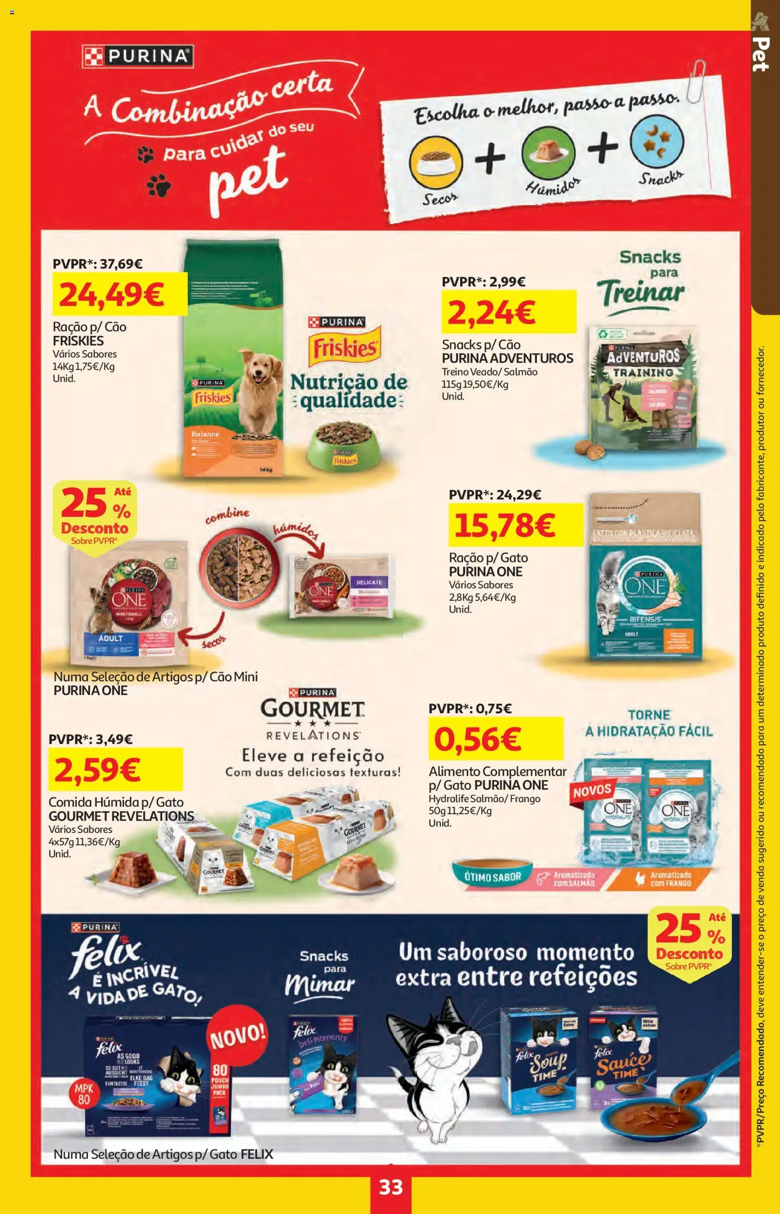 Auchan folheto │ válido de 28.05.2026 | Página: 33 | Produtos: Purina one, Frango, Salmão