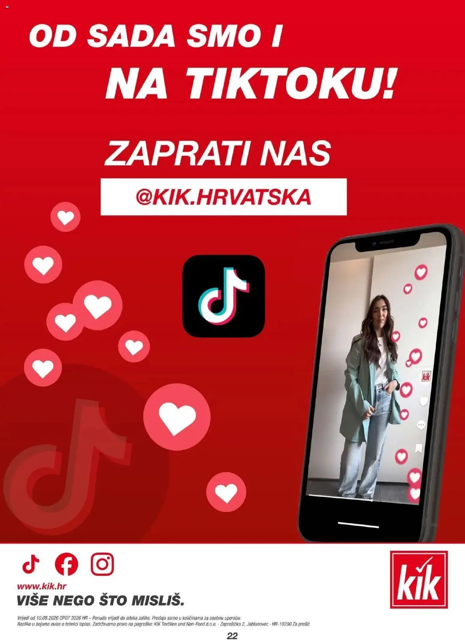 Kik Katalog novi od 10.08.2026 na listanje > letak digitalni | Stranica: 22