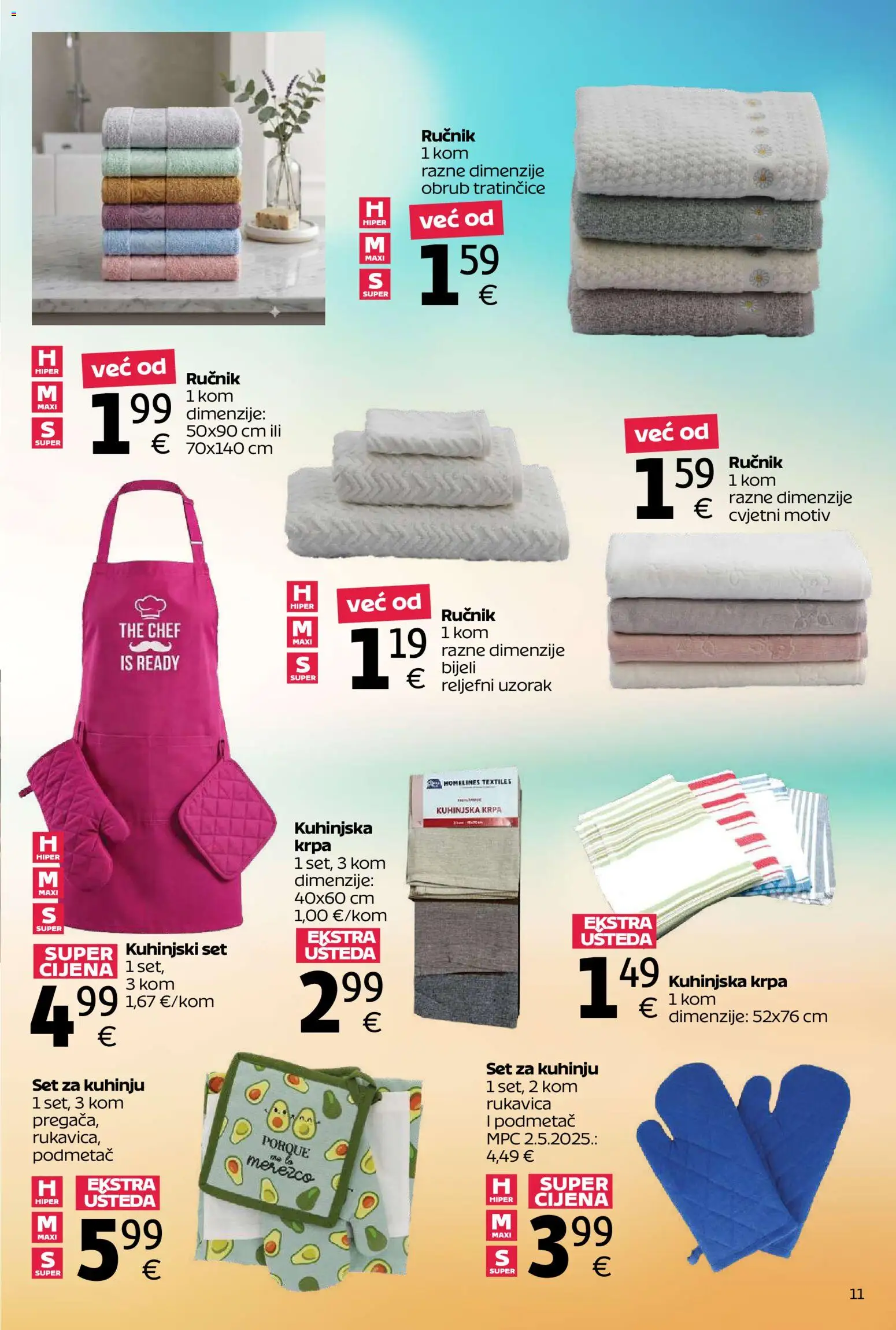 Tommy katalog | vrijedi od 06.07.2026 | Stranica: 11 | Proizvodi: Krpa, Ručnik