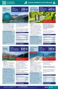 Aldi Reisen Reisemagazin ab 01.05.2026 gültig | Seite: 9 | Produkte: Uhr