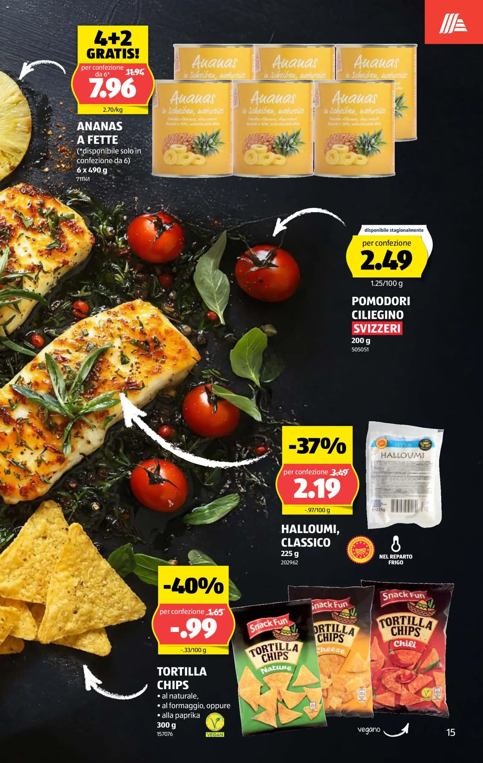 Aldi aktionen IT – gültig ab 09.07.2026 | Seite: 15 | Produkte: Chili, Ananas, Chips