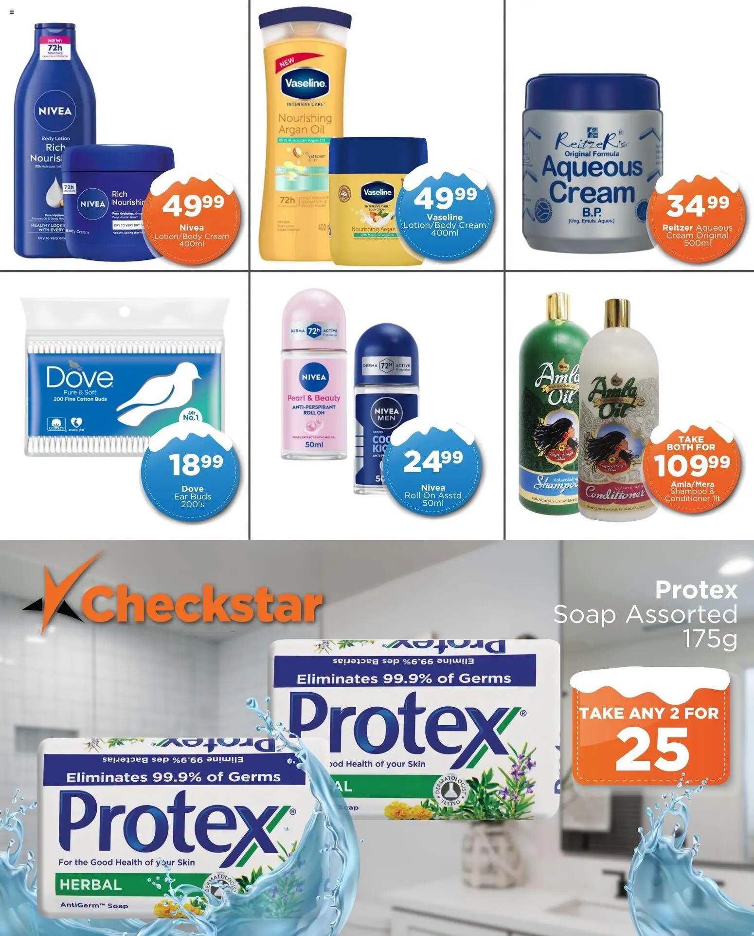 New Check Star catalogue – valid from 12/08/2026 | Page: 9 | Products: Shampoo, Conditioner, Antiperspirant, Lotion