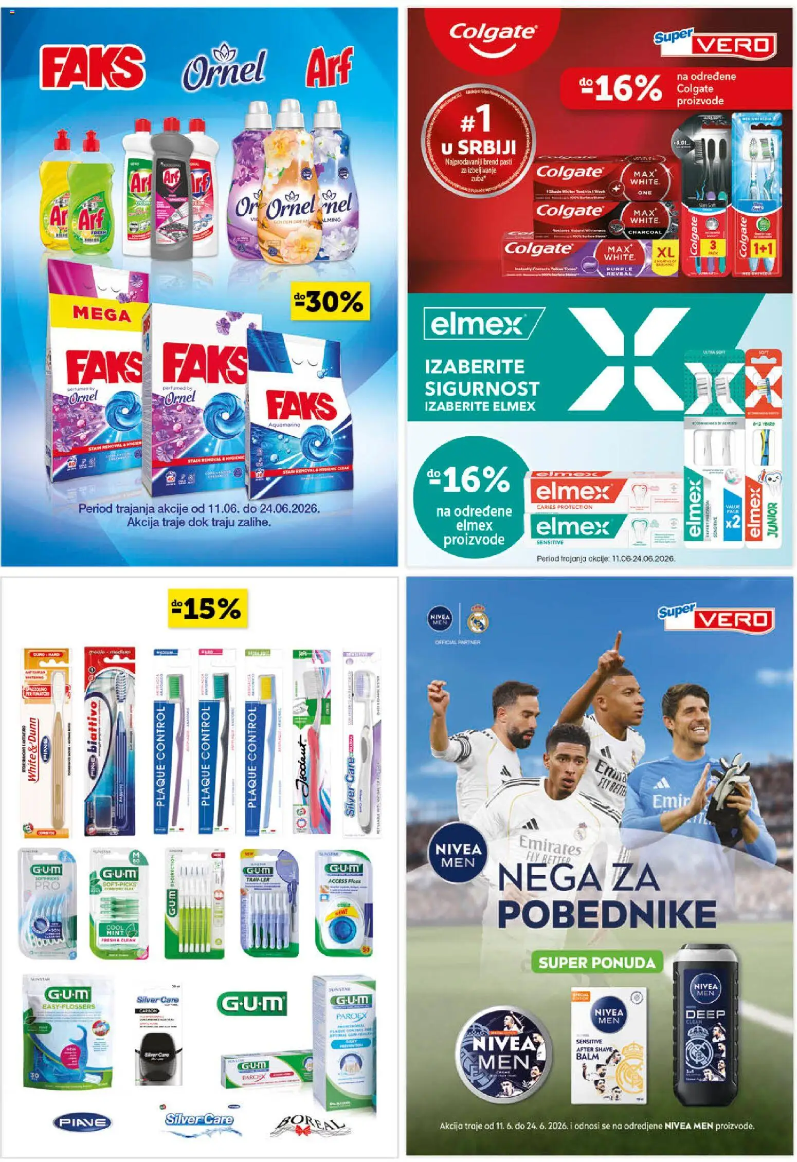 SuperVERO katalog - važi od 11.06.2026 | Strana: 26 | Proizvode: Colgate, Nivea Men, Nivea