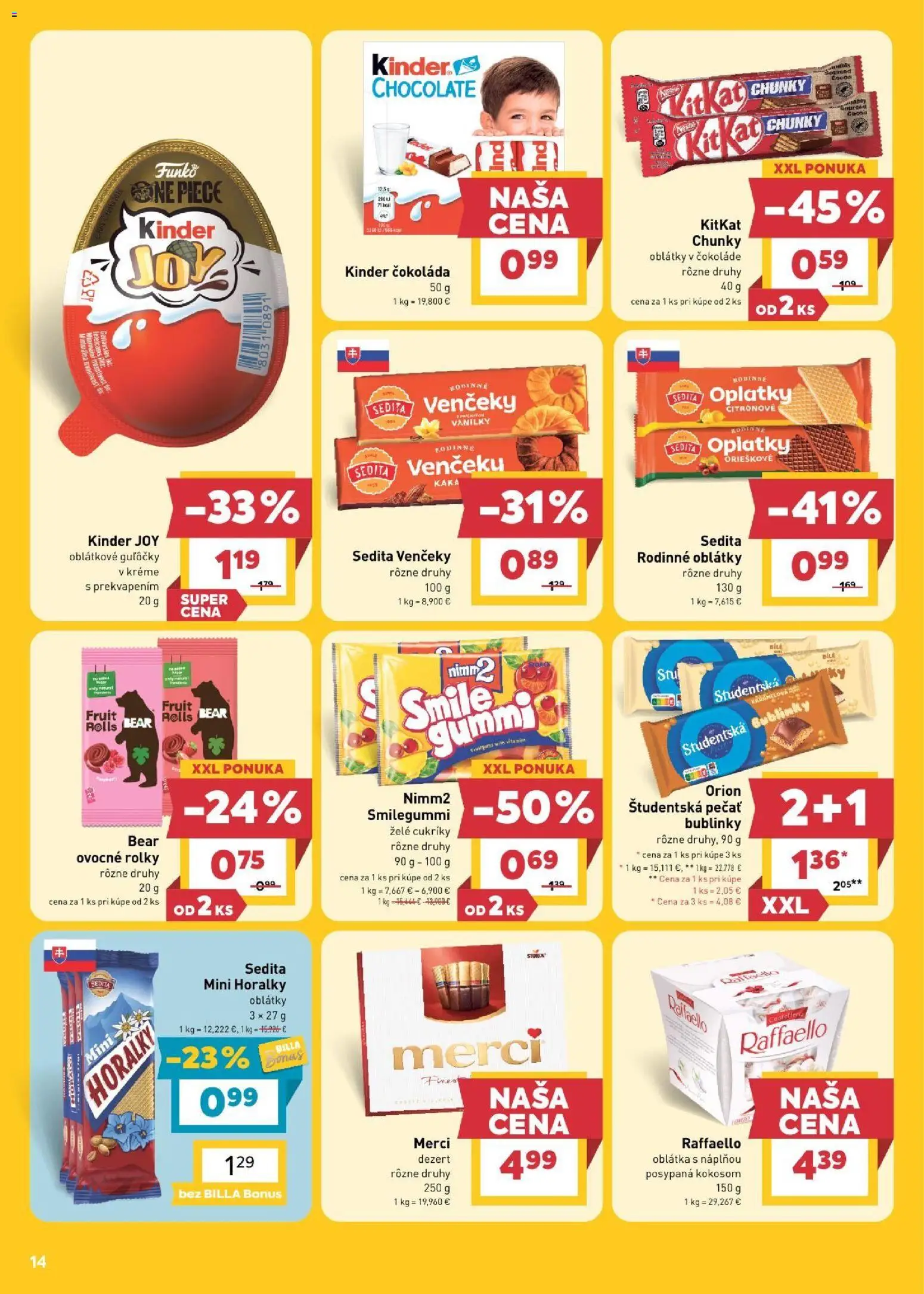 Nové Billa akcie – leták je platný od 16.09.2026 | Strana: 16 | Produkty: Kokos, Čaj