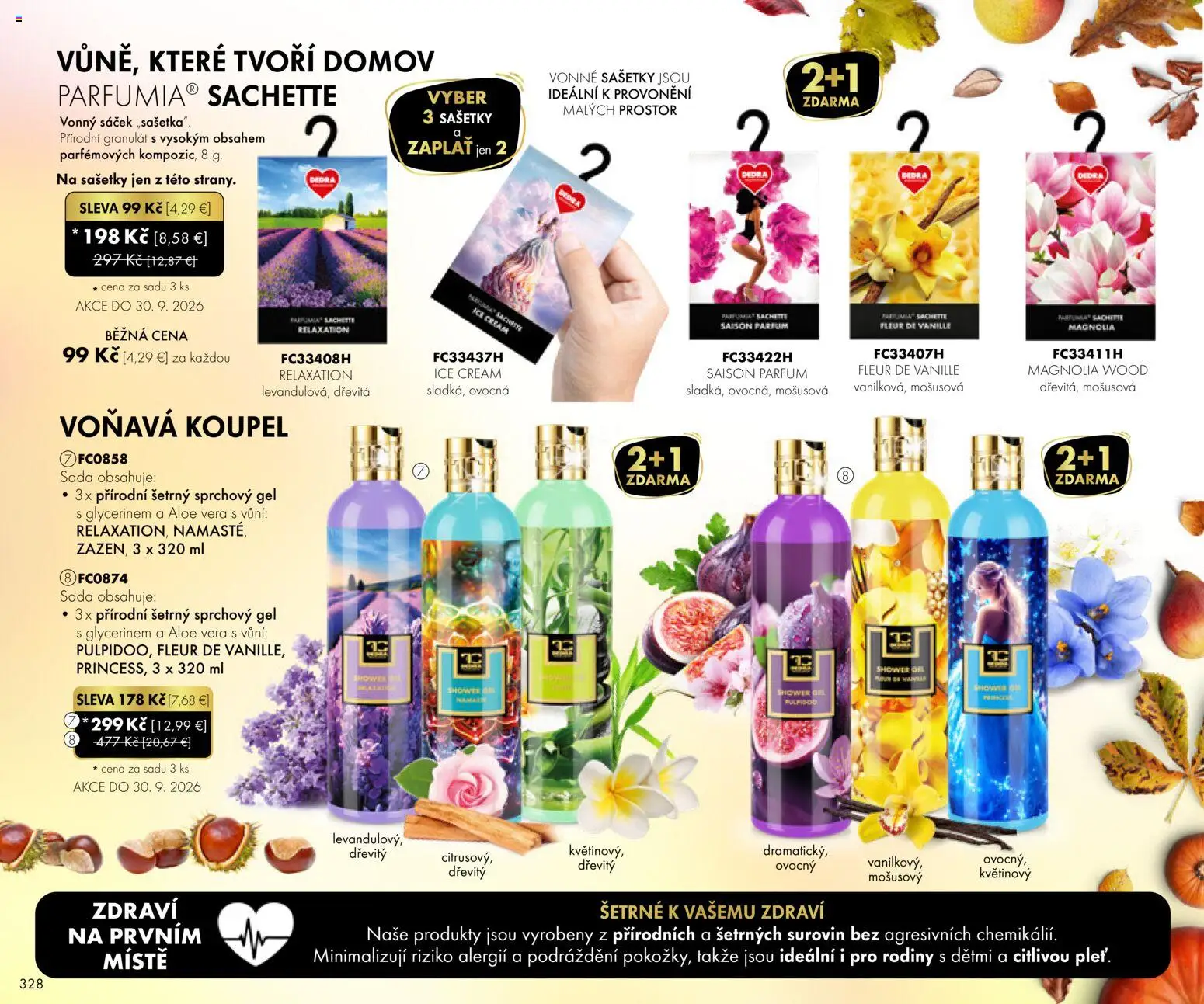 Nové Dedra akcie – leták je platný od 01.09.2026 | Strana: 28 | Produkty: Aloe Vera, Sprchový gél