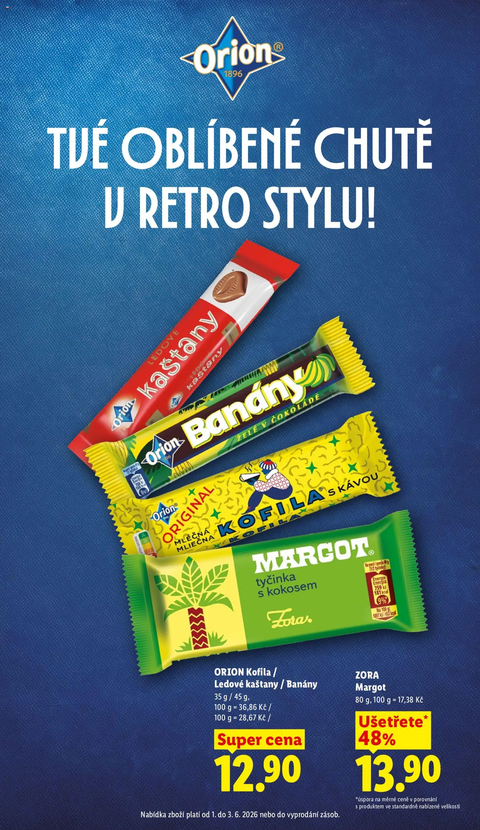 Lidl leták od 01.06.2026 | Strana: 19 | Produkty: Banány, Tyčinky, Ledové kaštany, Kofila