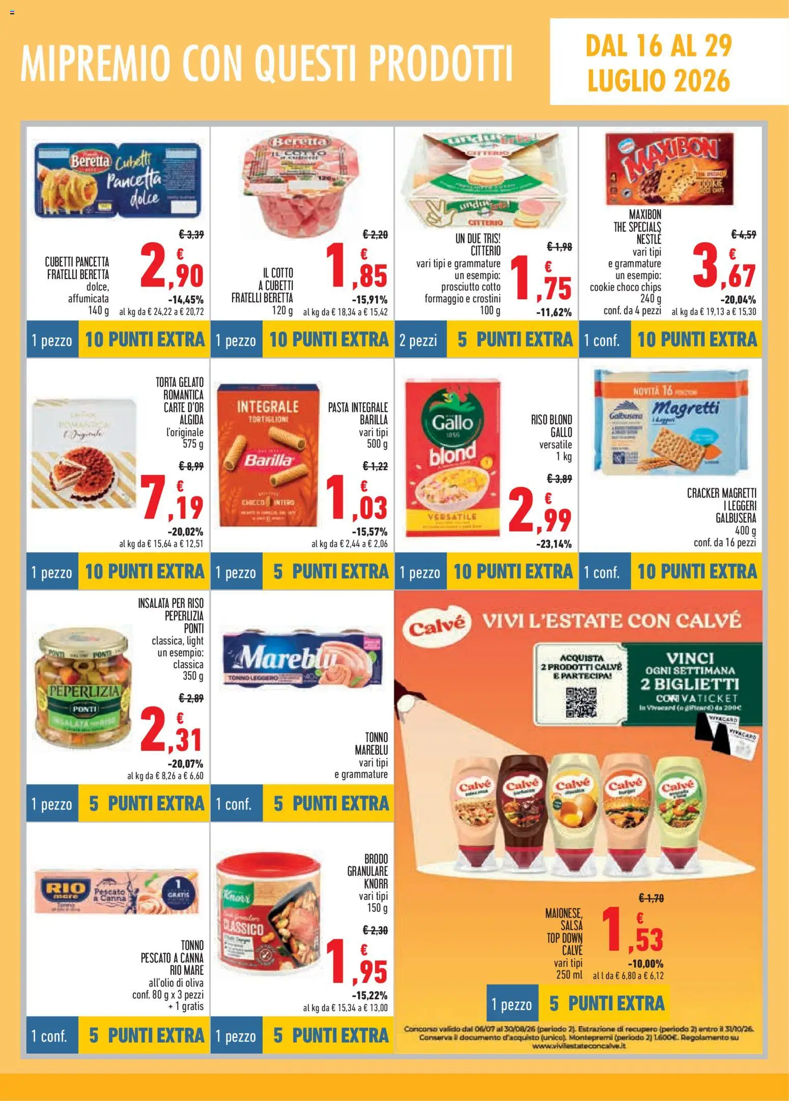 Volantino Conad del 16/07/2026 | Pagina: 5 | Prodotti: Riso, Insalata, Top, Tonno