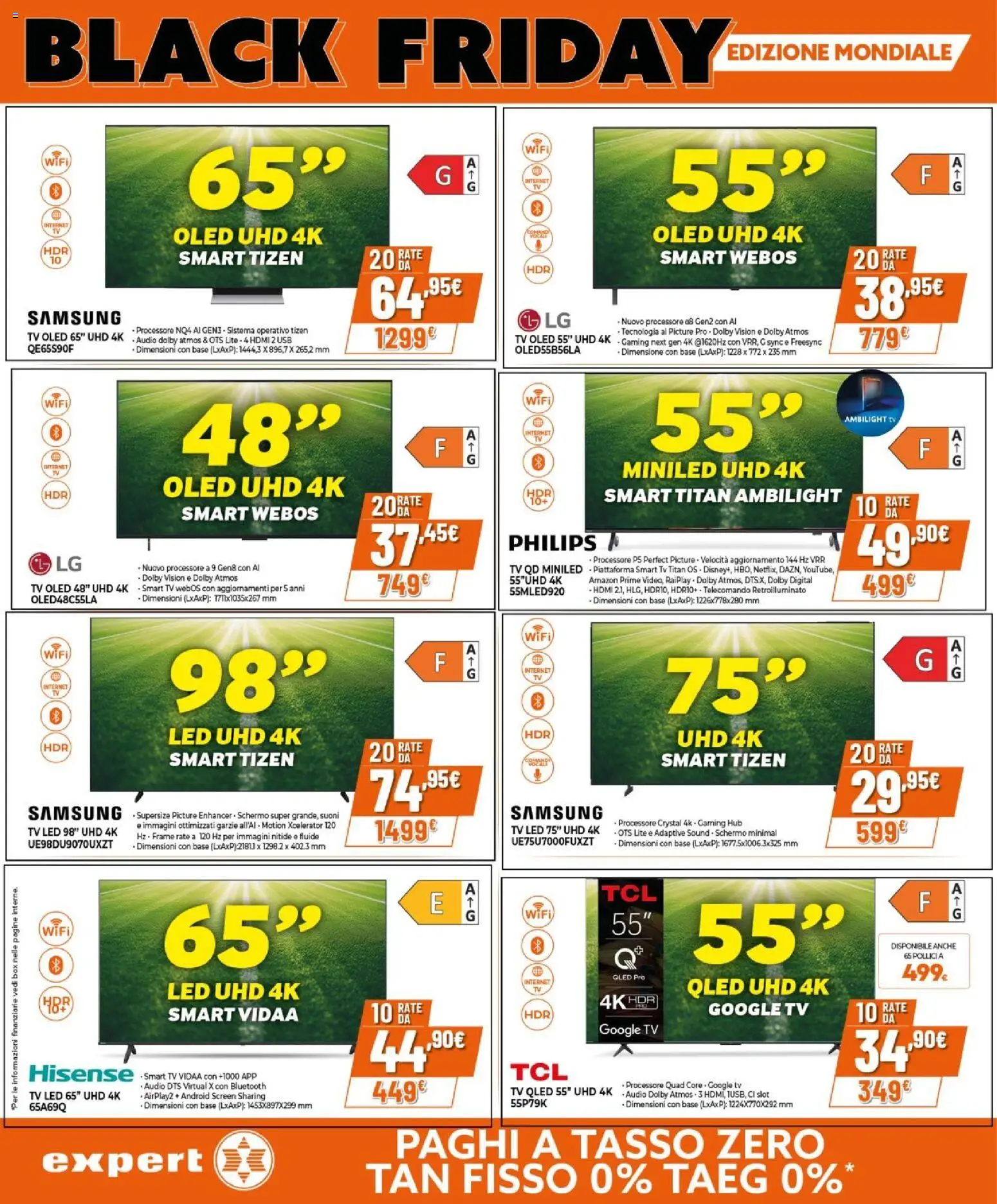 Volantino Expert del 02/07/2026 | Pagina: 3 | Prodotti: Telecomando, smart TV, Audio, USB