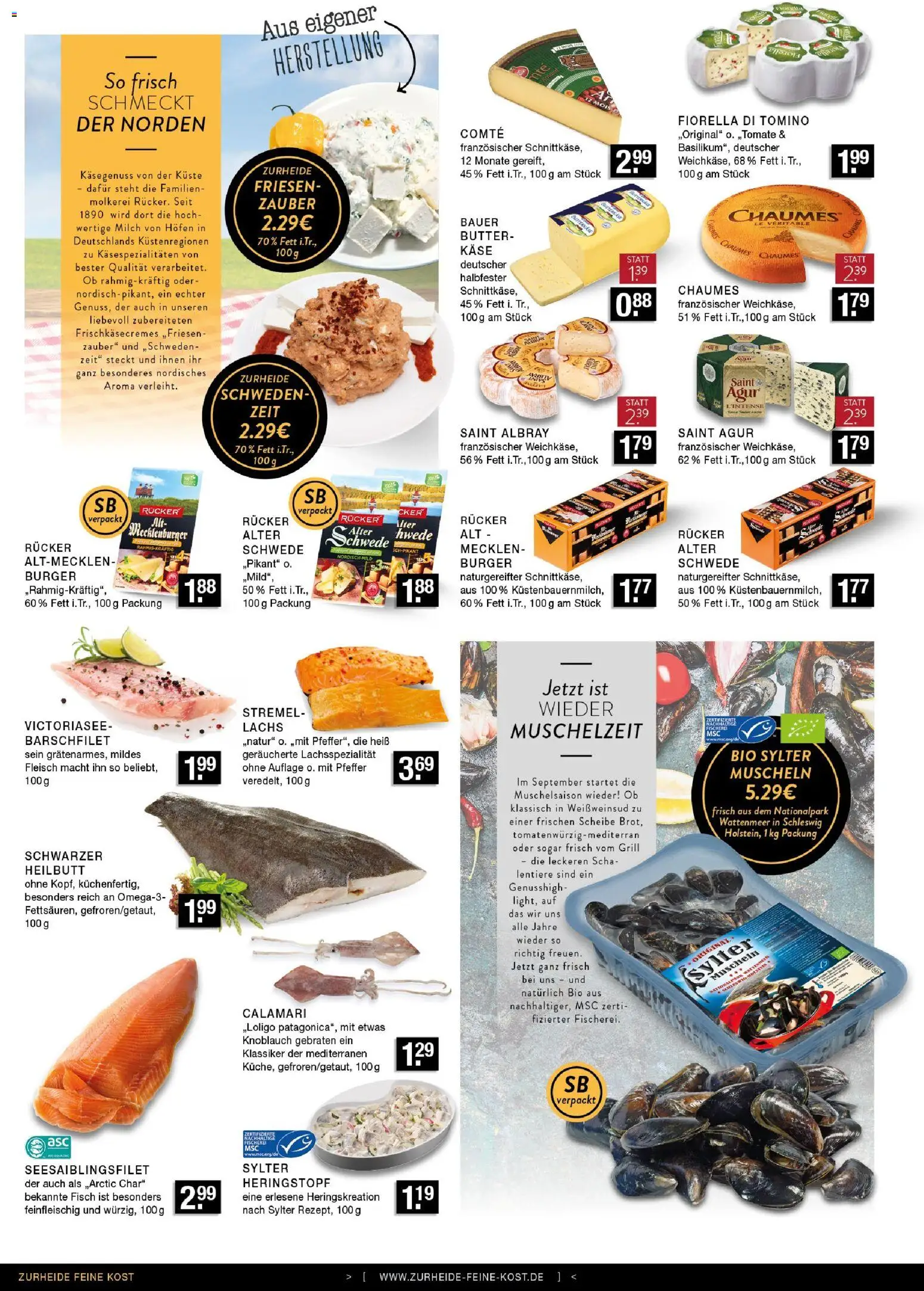 Edeka Zurheide Prospekt – gültig ab 31.08.2026 | Seite: 4 | Produkte: Grill, Käse, Burger, Fisch