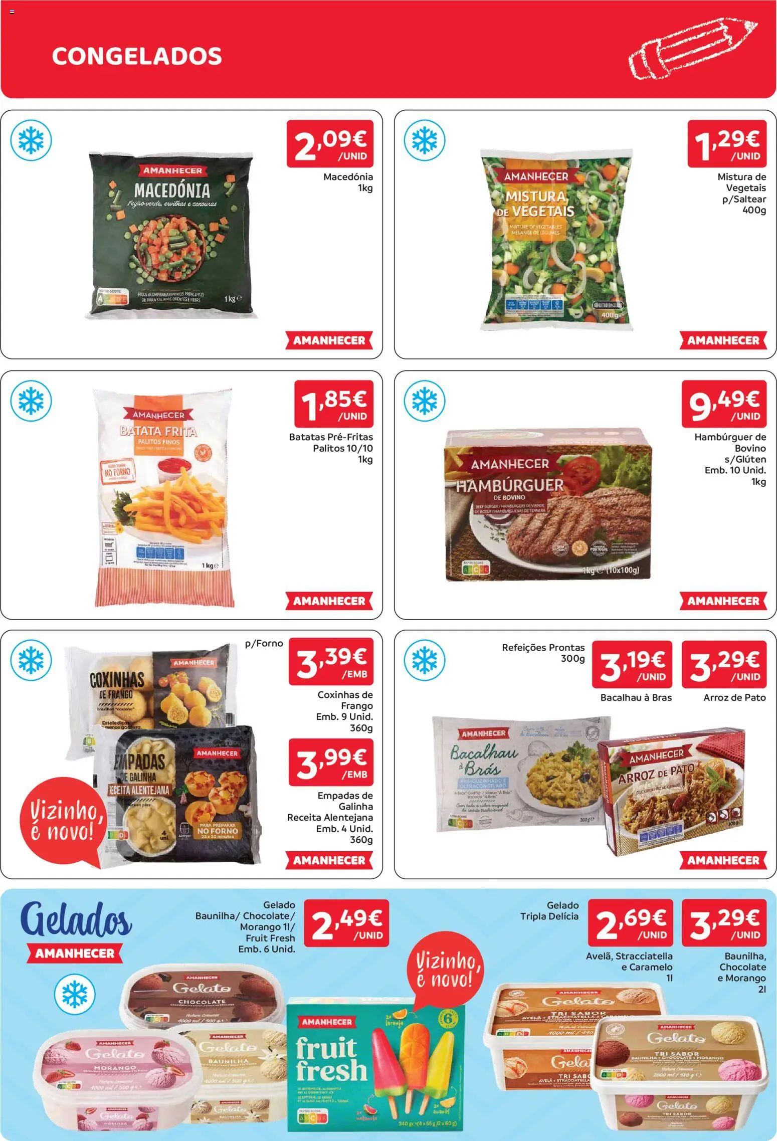 Amanhecer folheto │ válido de 03/09/2026 | Página: 4 | Produtos: Frango, Hambúrguer, Chocolate, Arroz