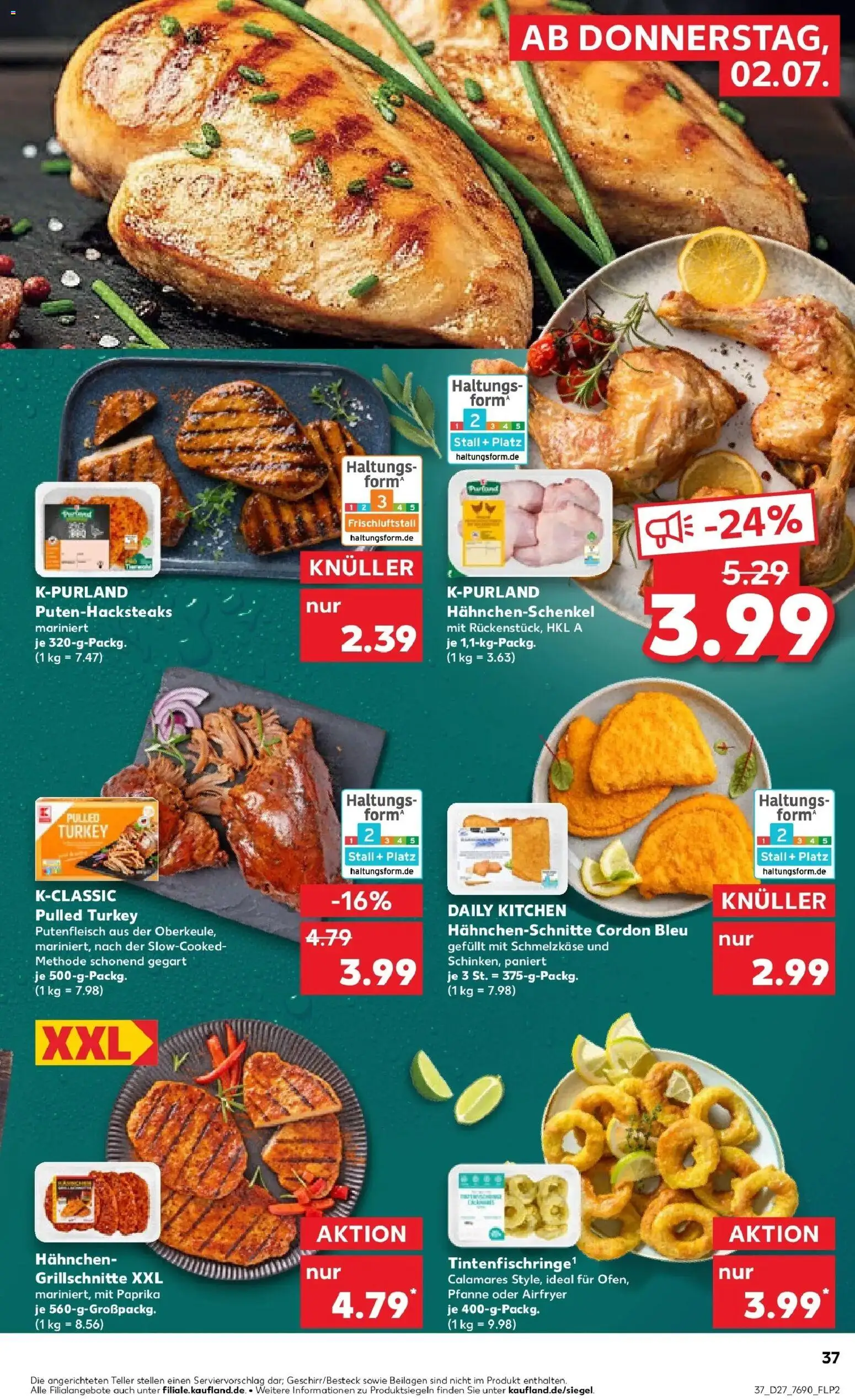 Kaufland Prospekt Mosbach – gültig ab 29.06.2026 | Seite: 48 | Produkte: Hahnchen, Hahnchenschenkel, Paprika